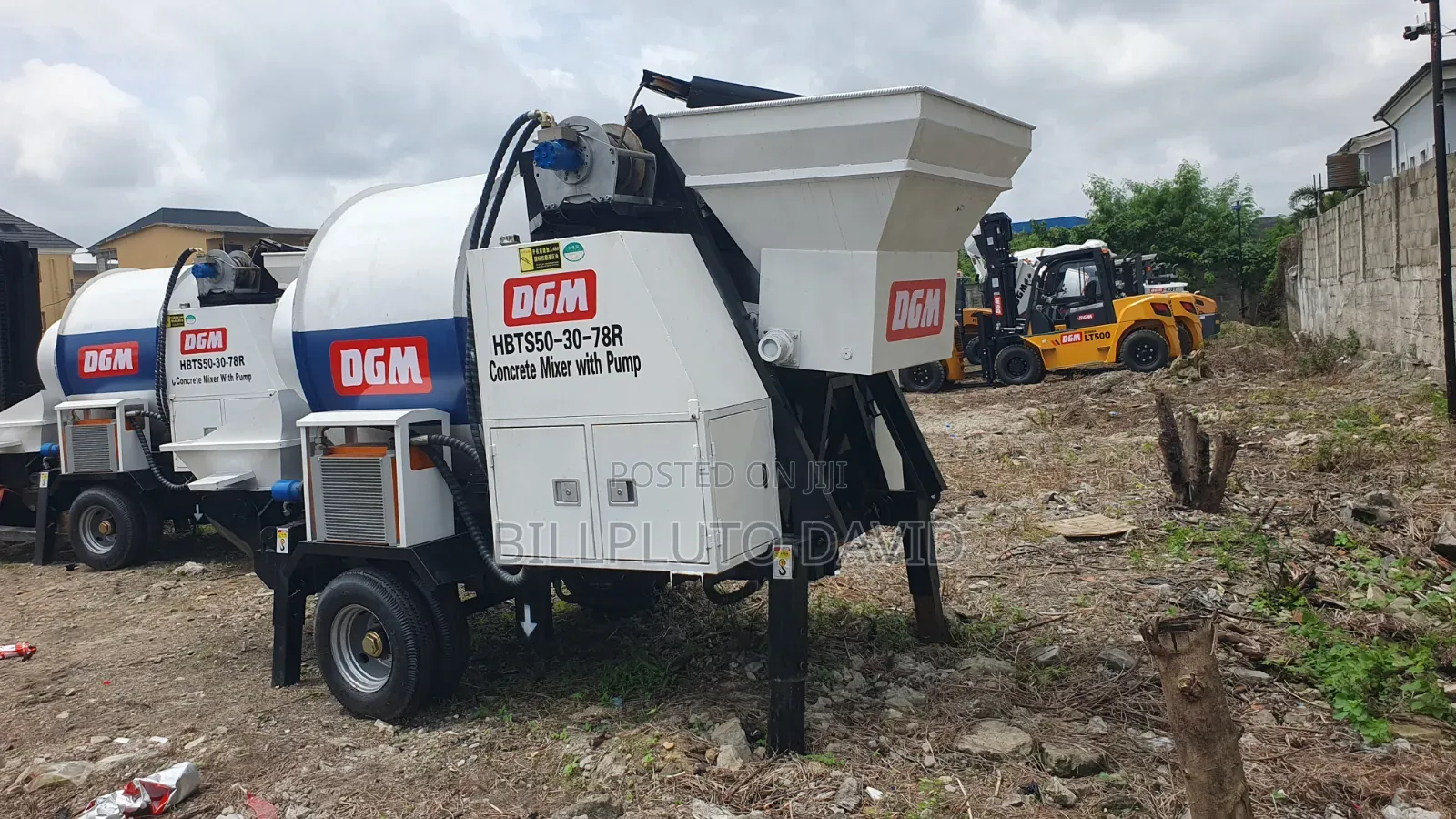 HBTS50-30-78R Concrete Mixer With Pump: