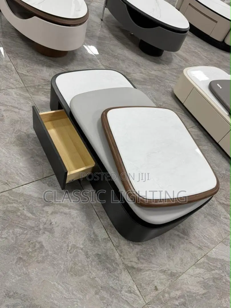 Modern Living Room Coffee Table Extendable Designer Luxury Table
