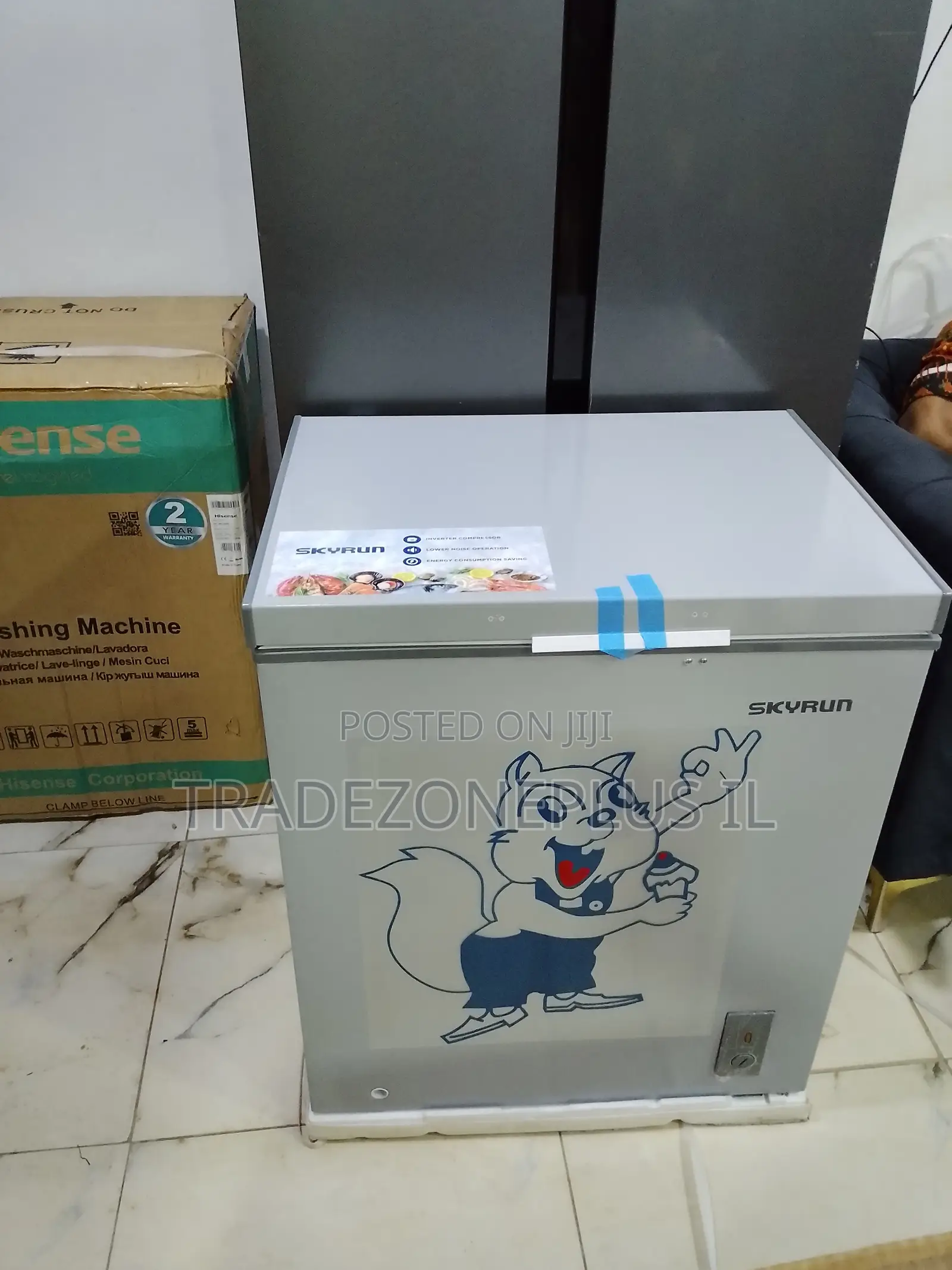 SKYRUN BD-180AI Inverter Deep Freezer 145L Model