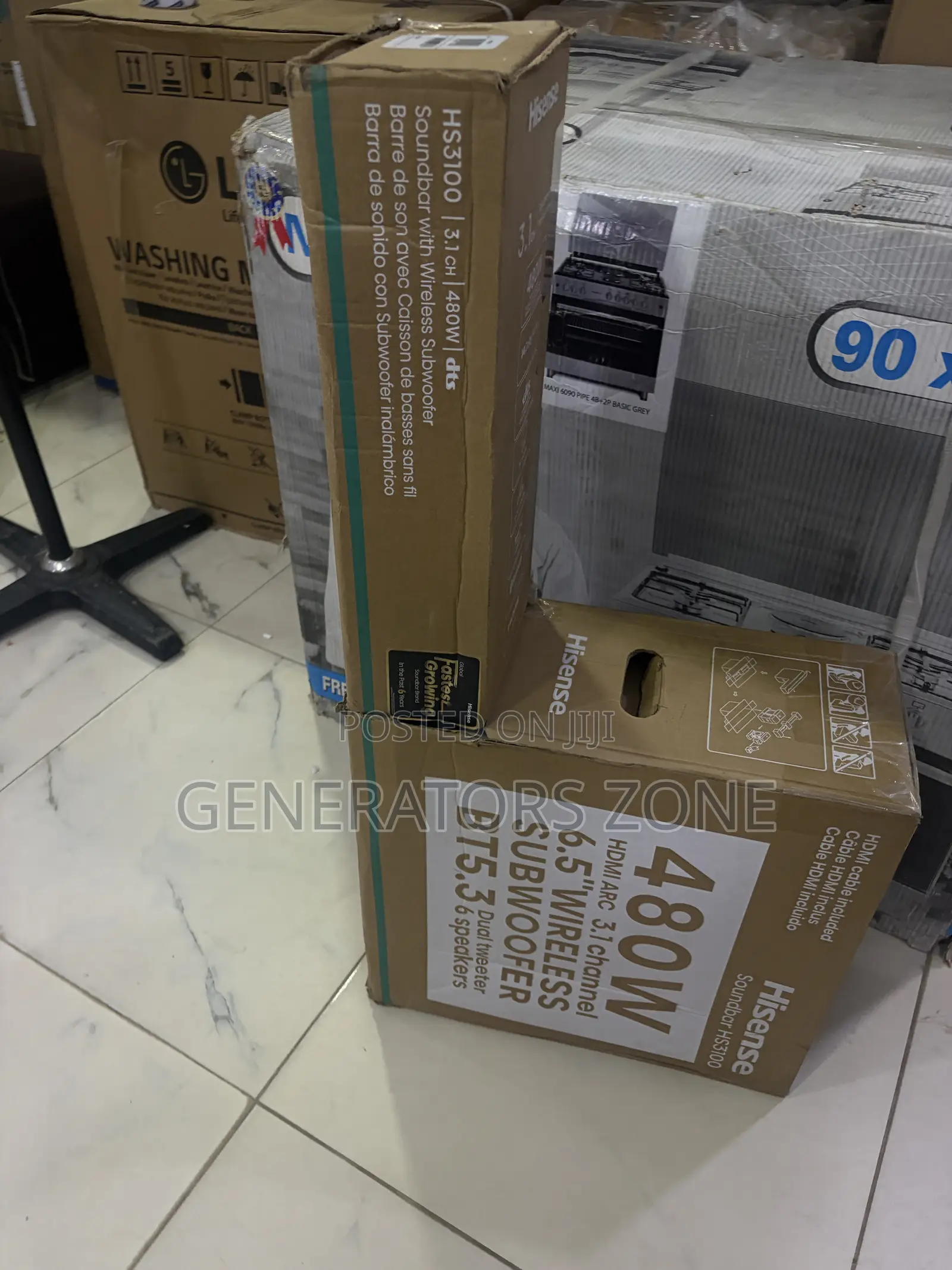 Hisense HS3100 480W Home Theatre Soundbar With 6.5-Inch Subwoofer