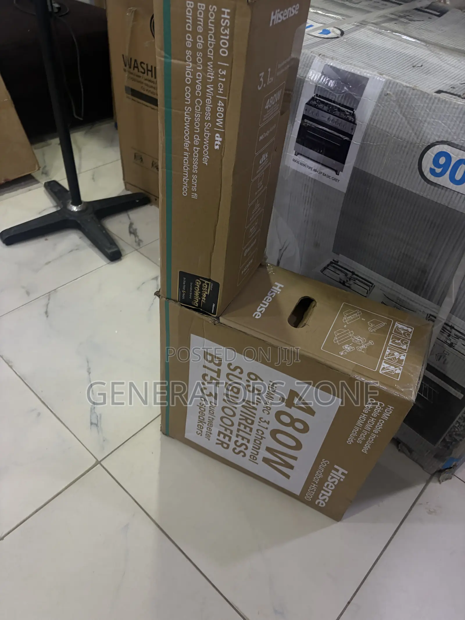 Hisense HS3100 3.1 Channel Soundbar With Powerful 480W Audio Output