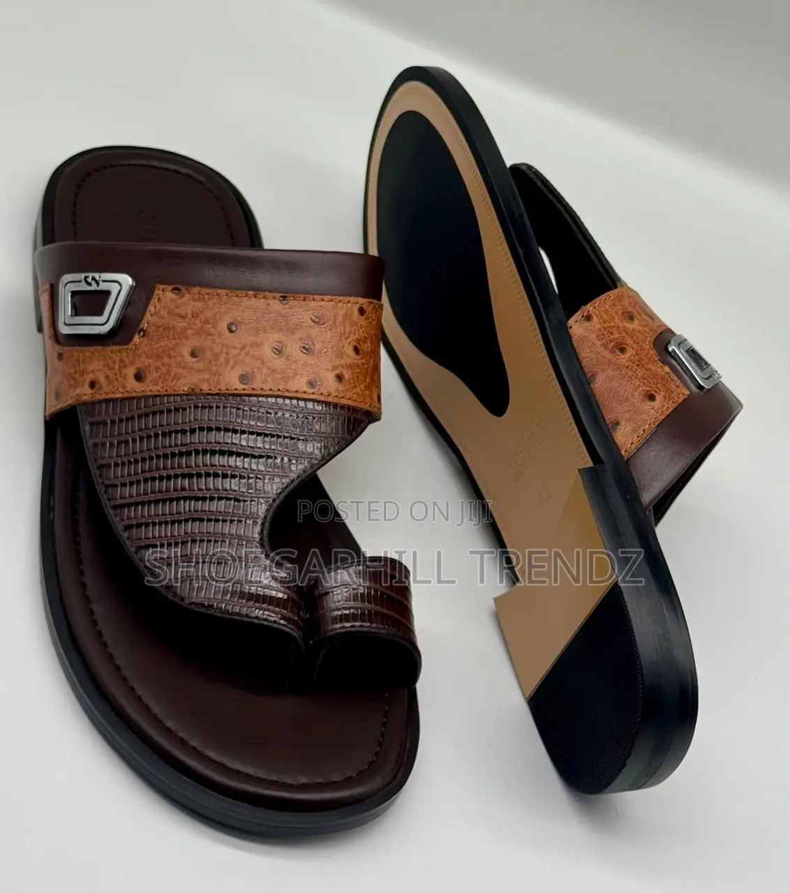 Classic Bertozzi Leather Palm Slippers