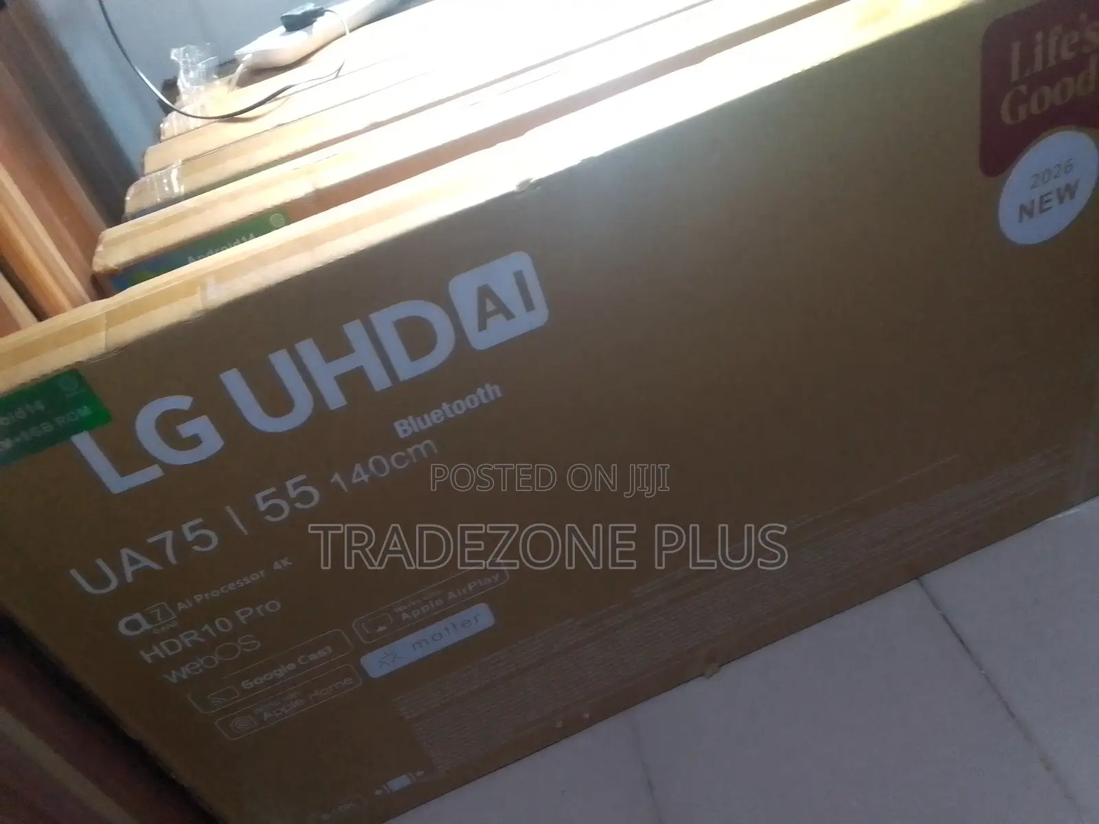 LG 55 Inch UA75 UHD 4K Smart TV at a Great Price
