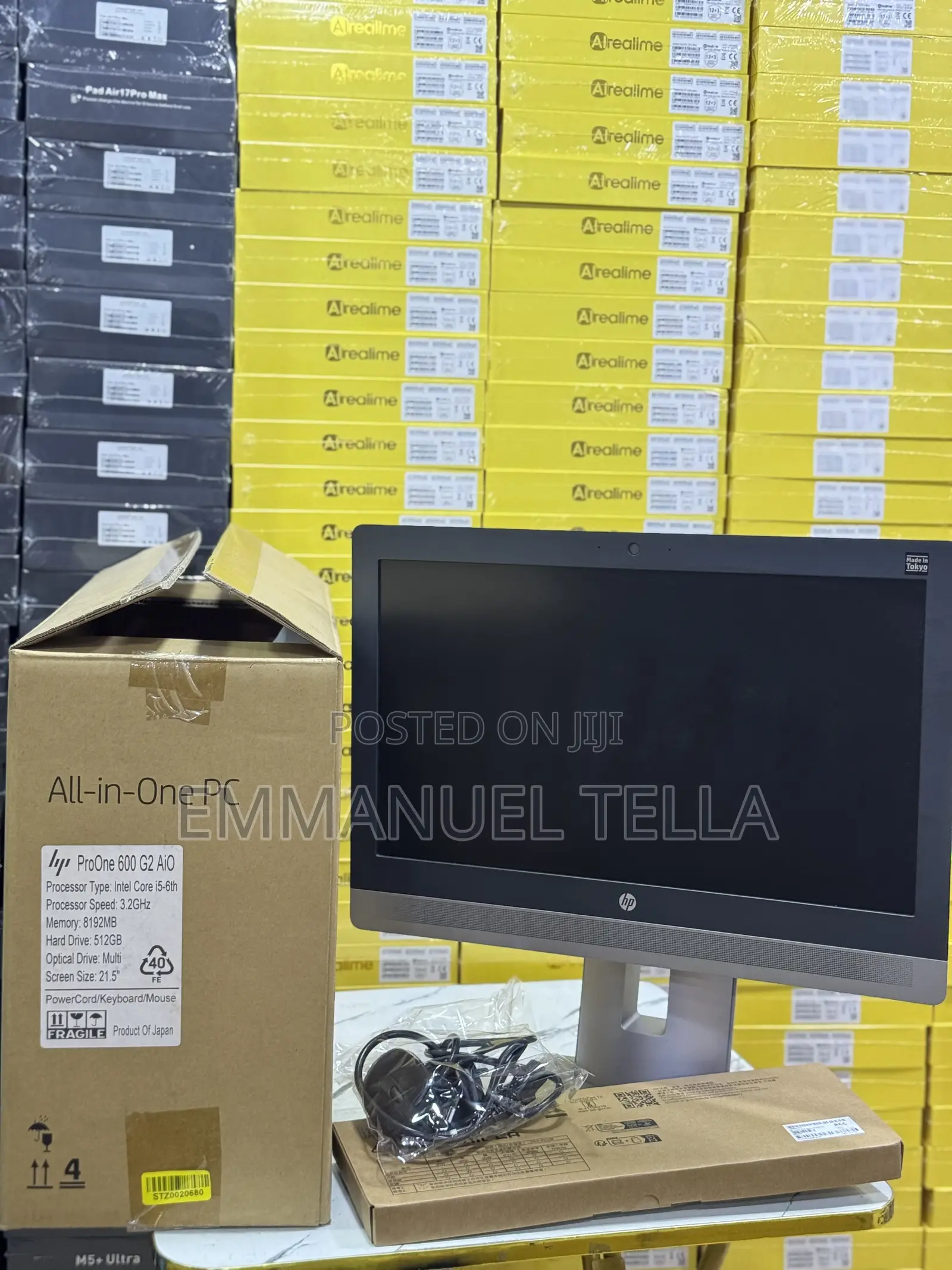 New Desktop Computer HP ProOne 600 8GB Intel Core i5 SSD 256GB