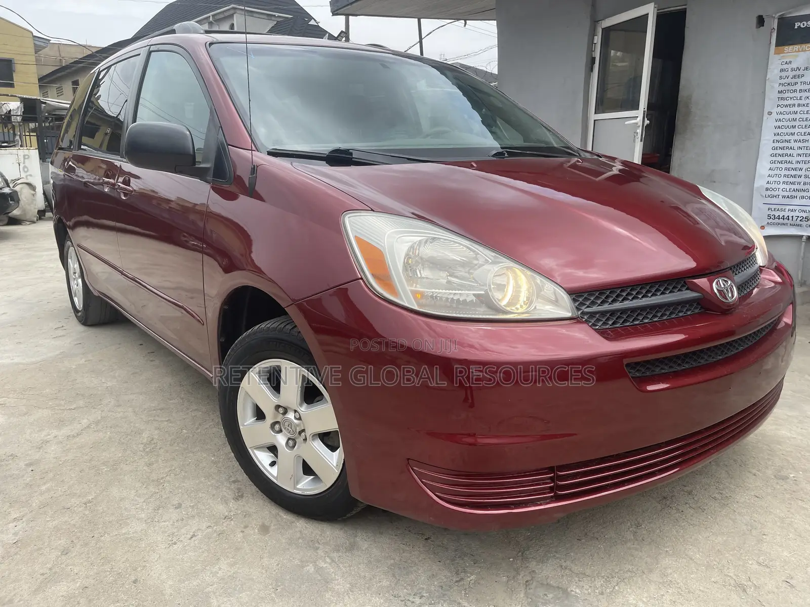 Toyota Sienna LE AWD 2005 Red