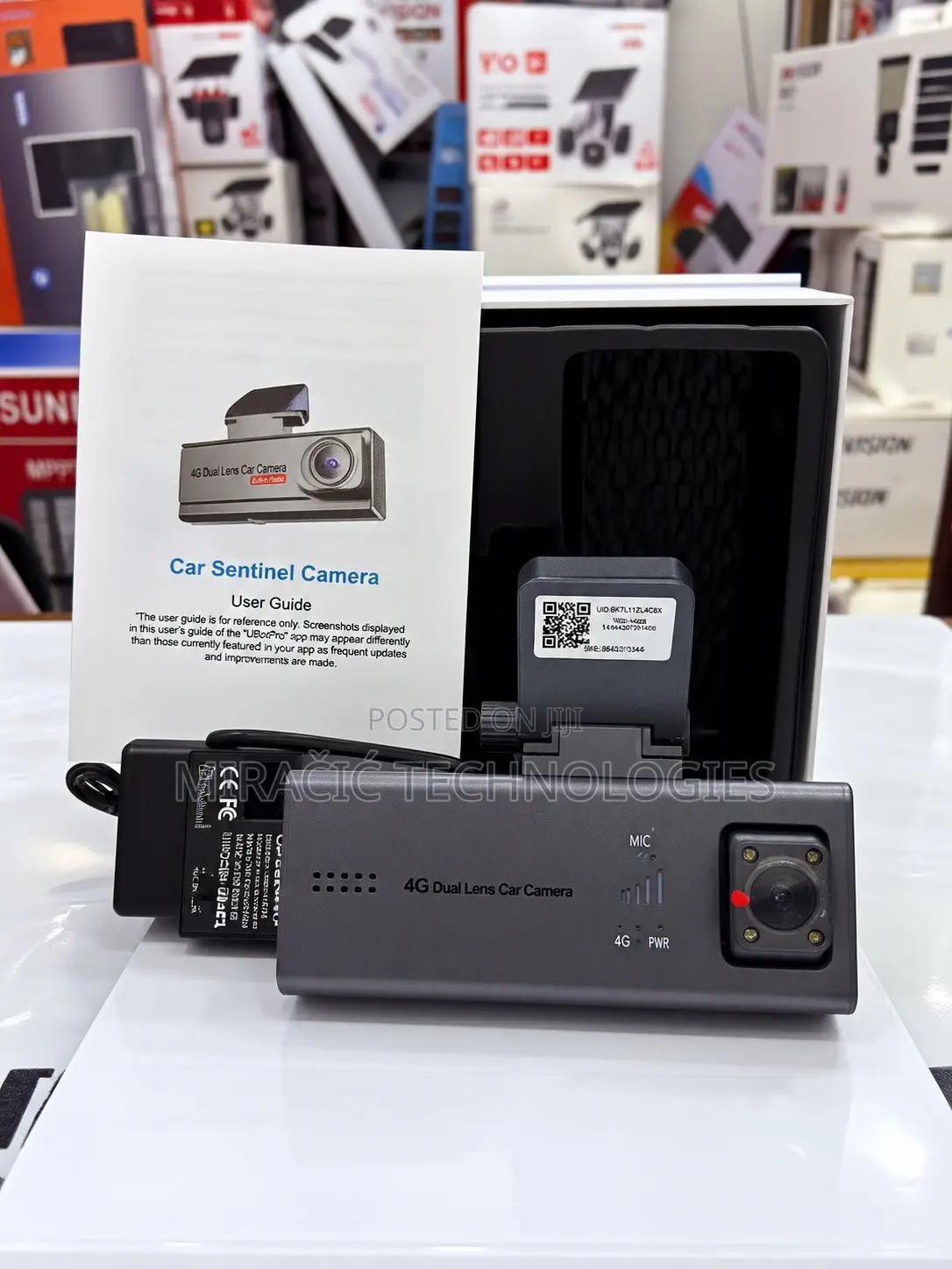 Car Dashcam 4G Camera With App Remote View