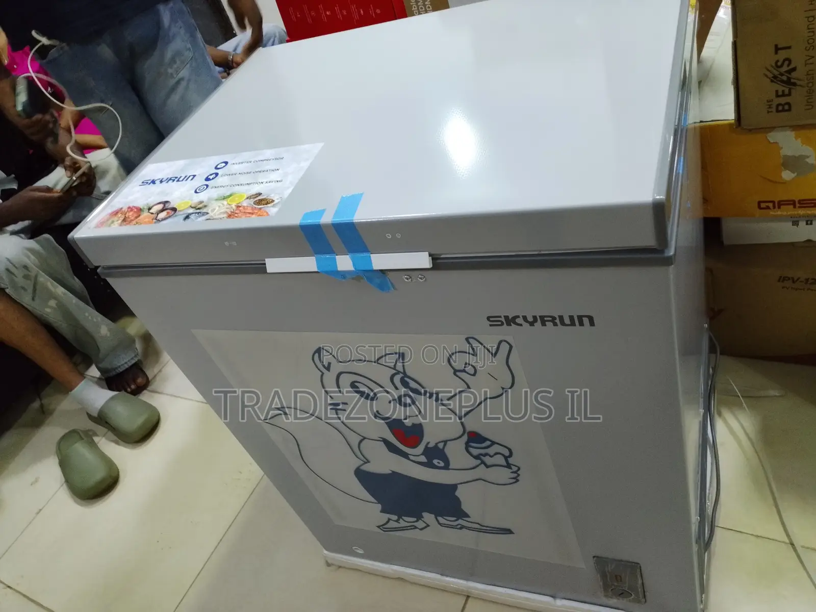 145-Litre SKYRUN Chest Freezer With Inverter Technology