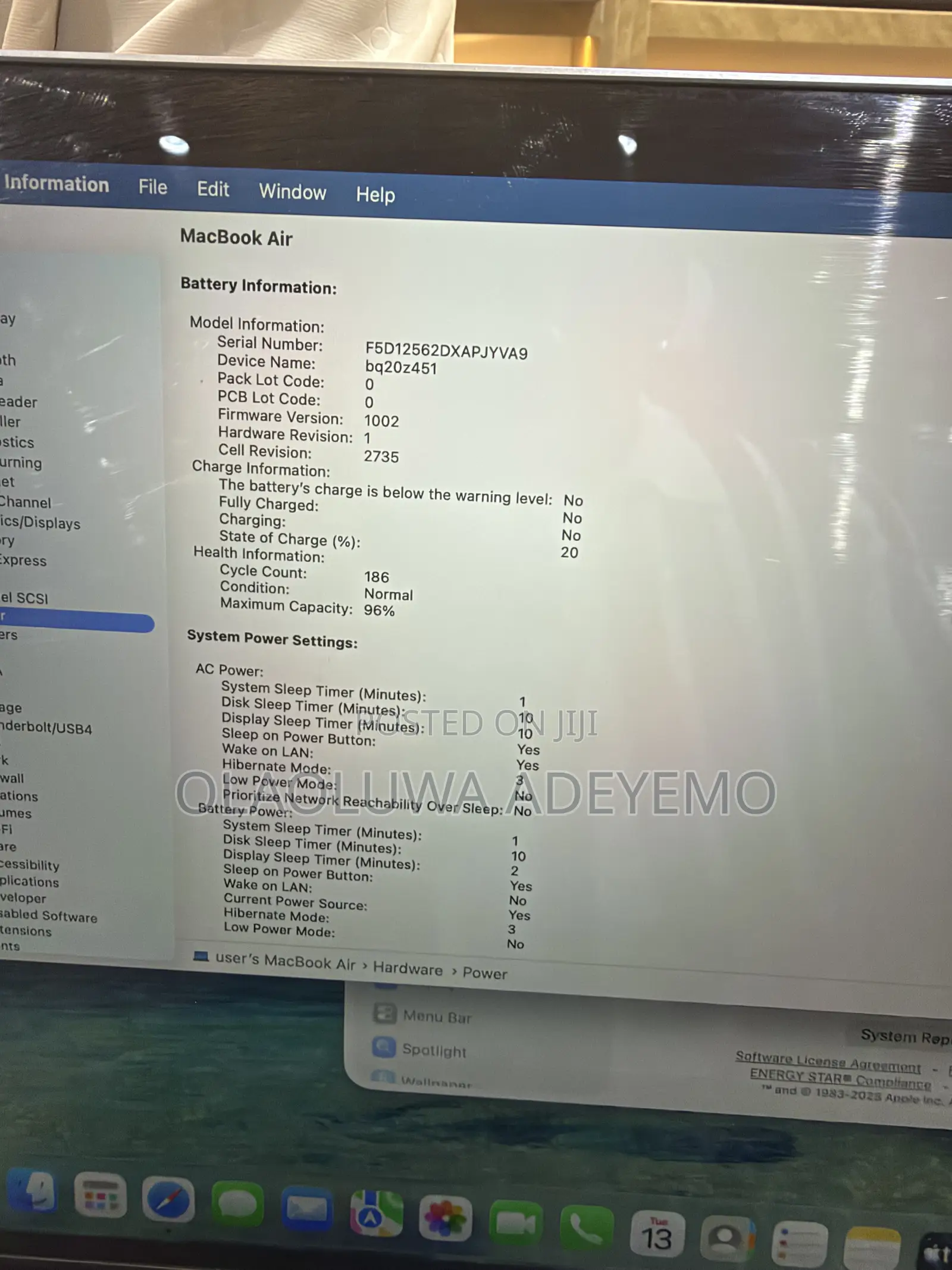 Laptop Apple MacBook Air 2020 M1 8GB Apple M1 SSD 256GB