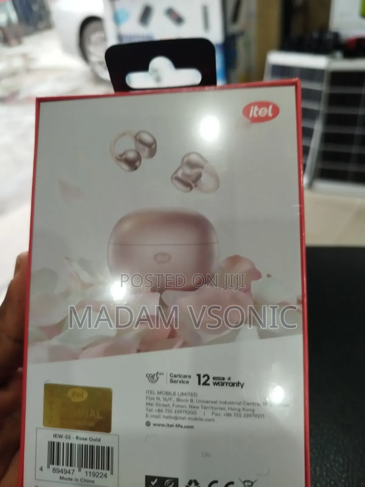 Itel Clip Earpod Buds Fit 5