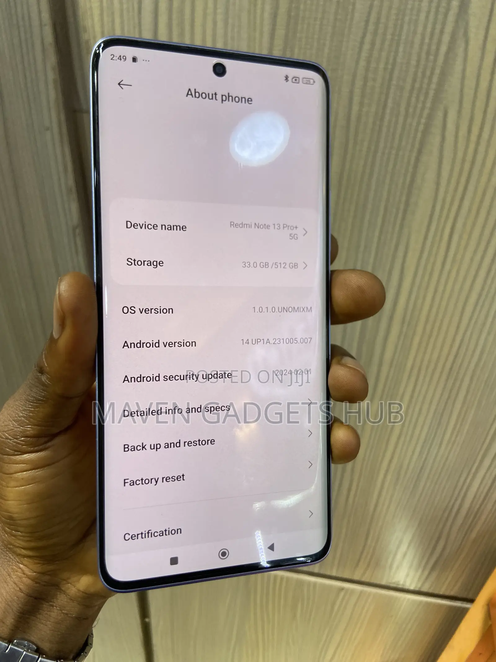 Xiaomi Redmi Note 13 Pro+ 512 GB White