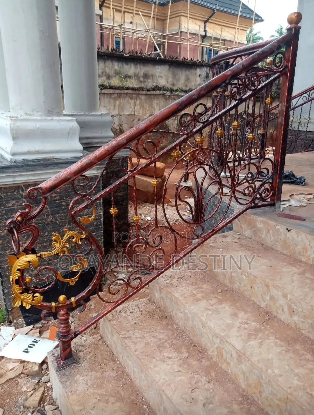 Wrought Iron Handrail