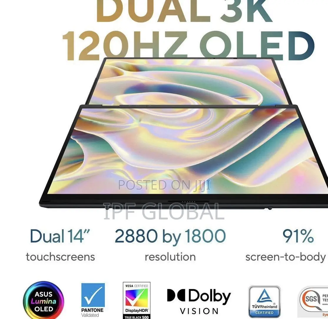 New Laptop Asus Zenbook Duo 32GB Intel Core Ultra 9 SSD 2T