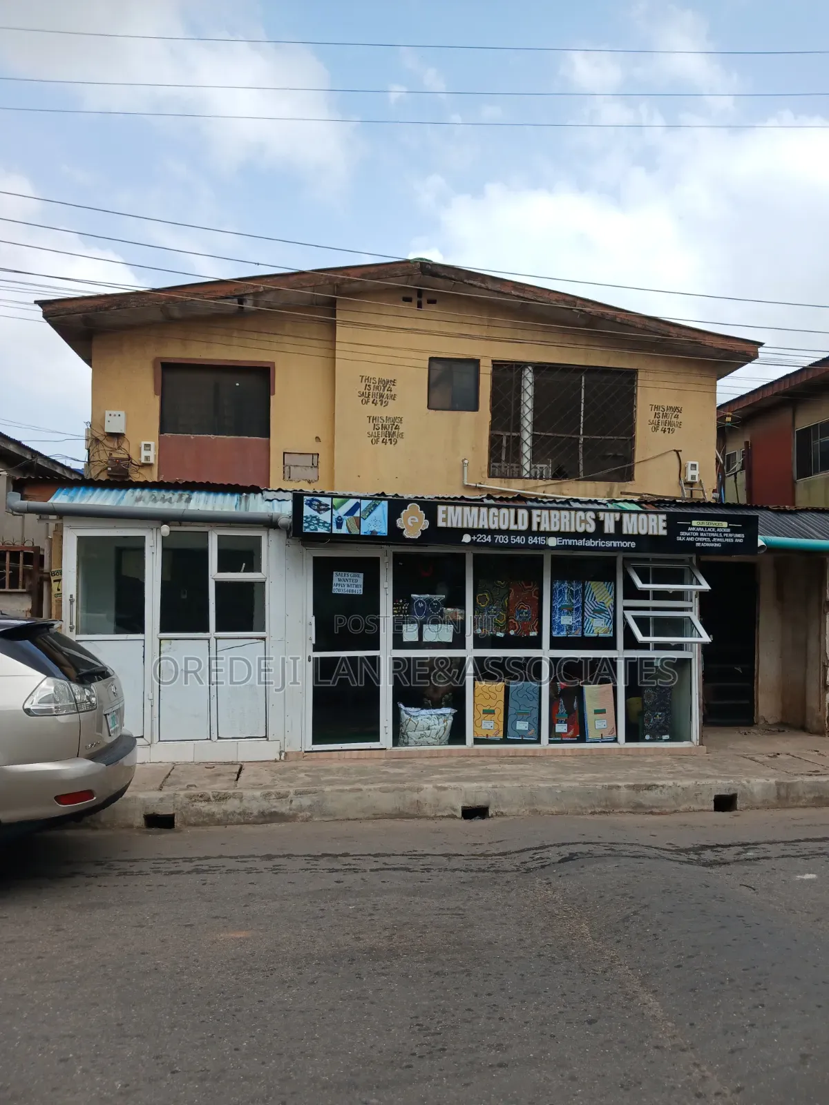 3bdrm Block of Flats in Oyemekun Street Ogba for sale