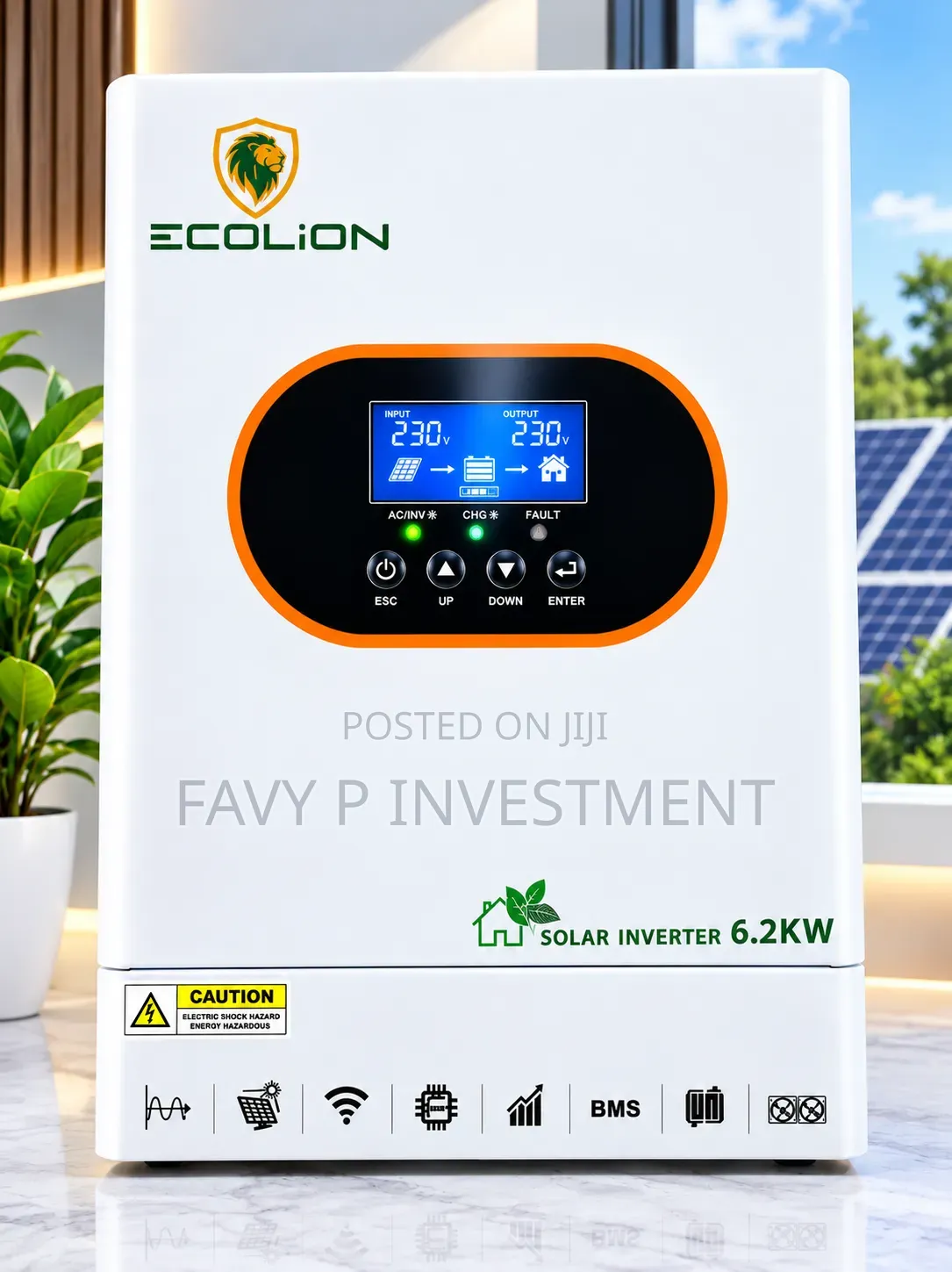 6.2kva Ecolion Hybrid Inverter 48v