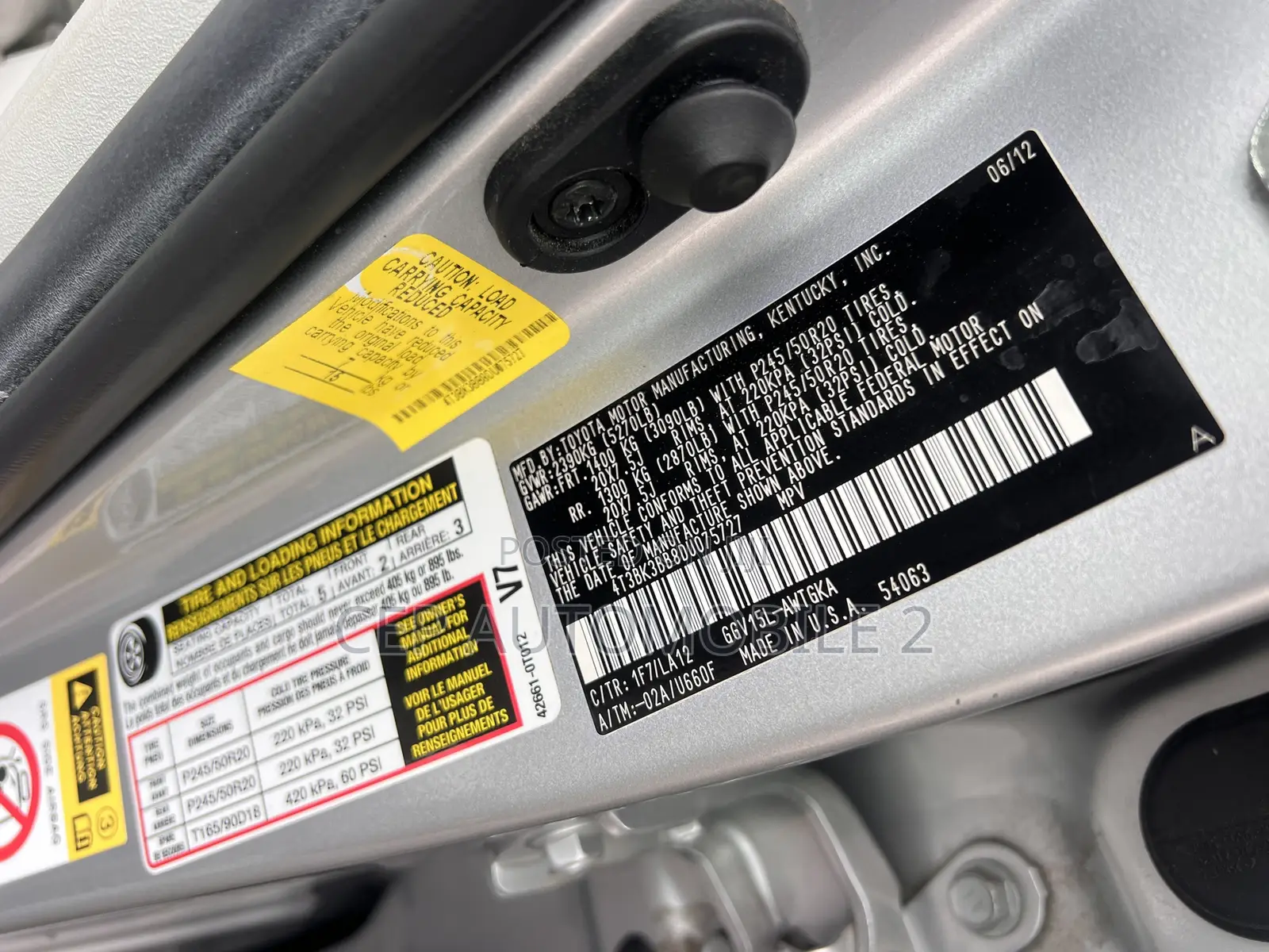 Toyota Venza XLE AWD V6 2013 Silver