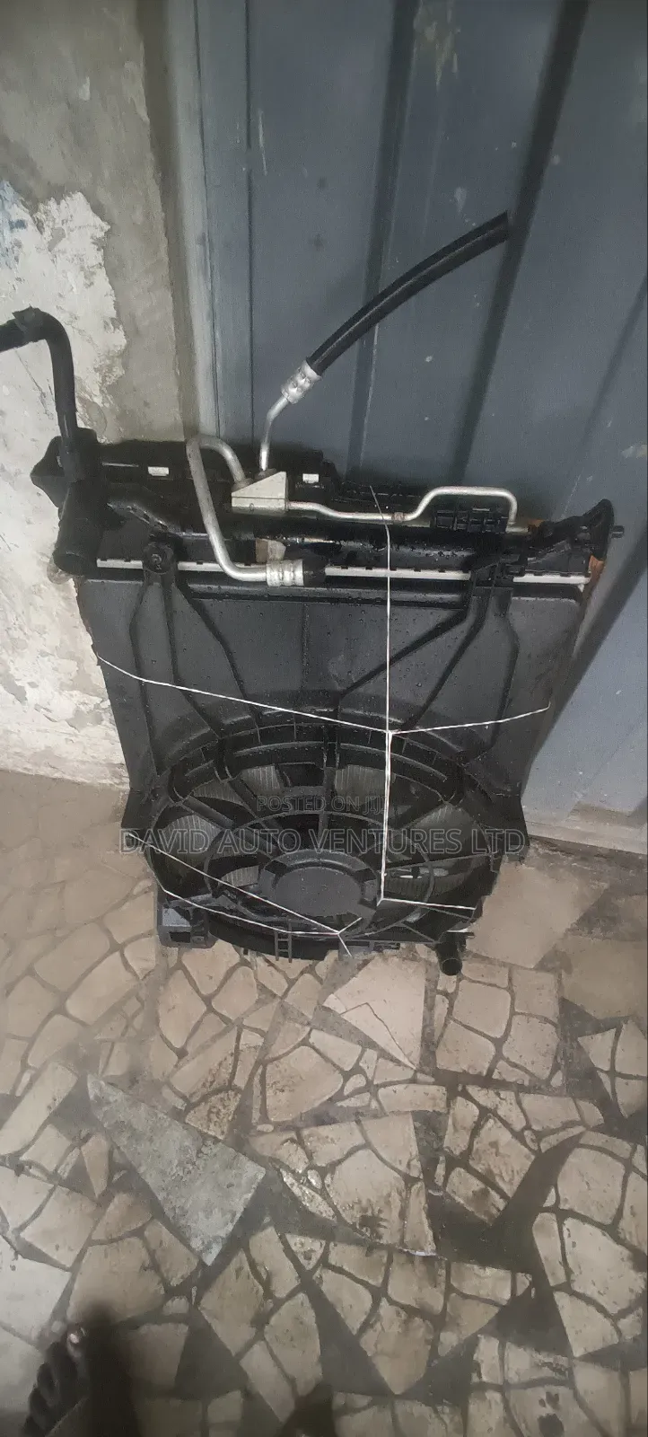 Hyundai Tucson 2018 Complete Radiator Fan and AC Condenser