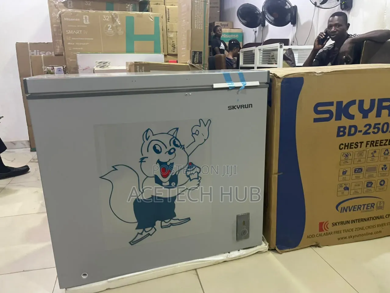 Skyrun 200L Inverter Freezer for Shops and Homes