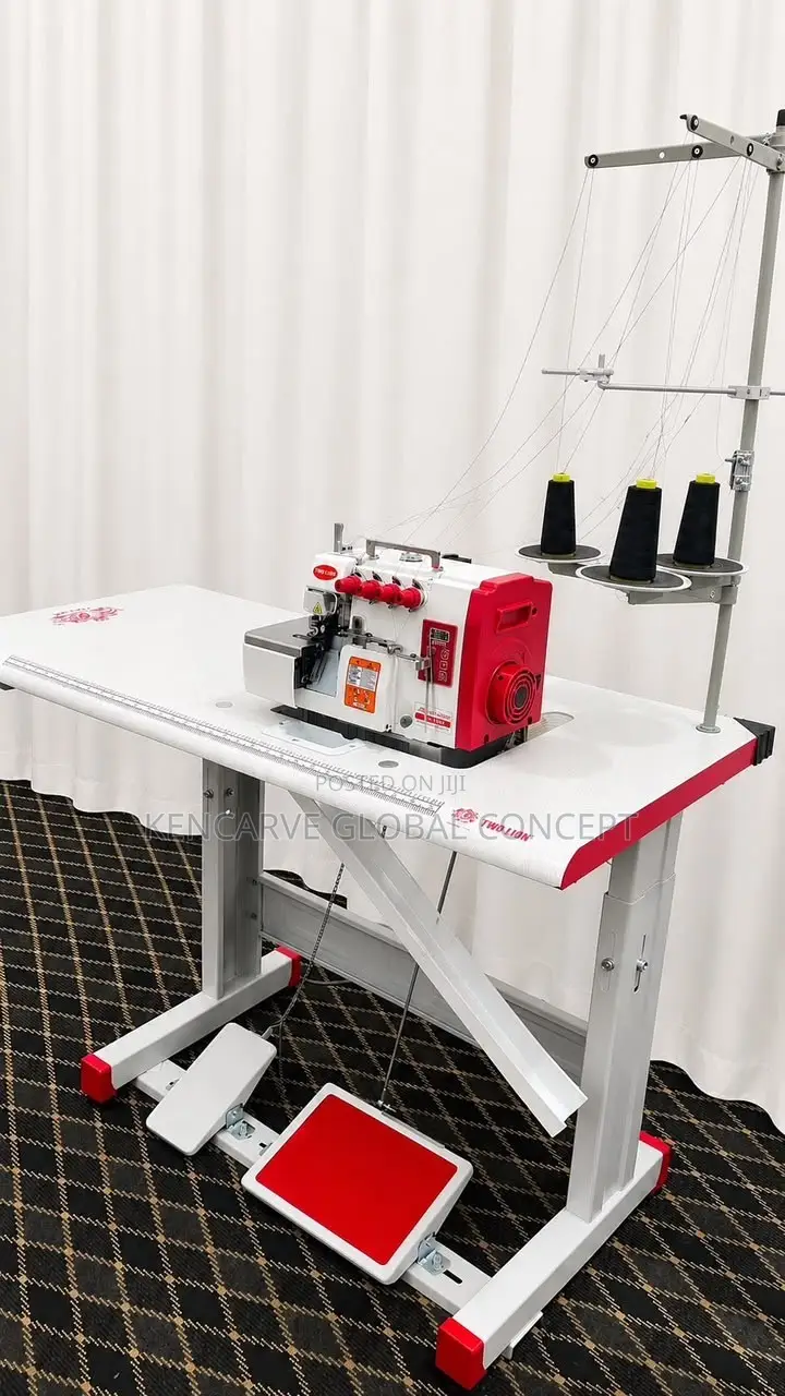 Two Lion 4-Thread Industrial Overlock Sewing Machine – Direct Drive
