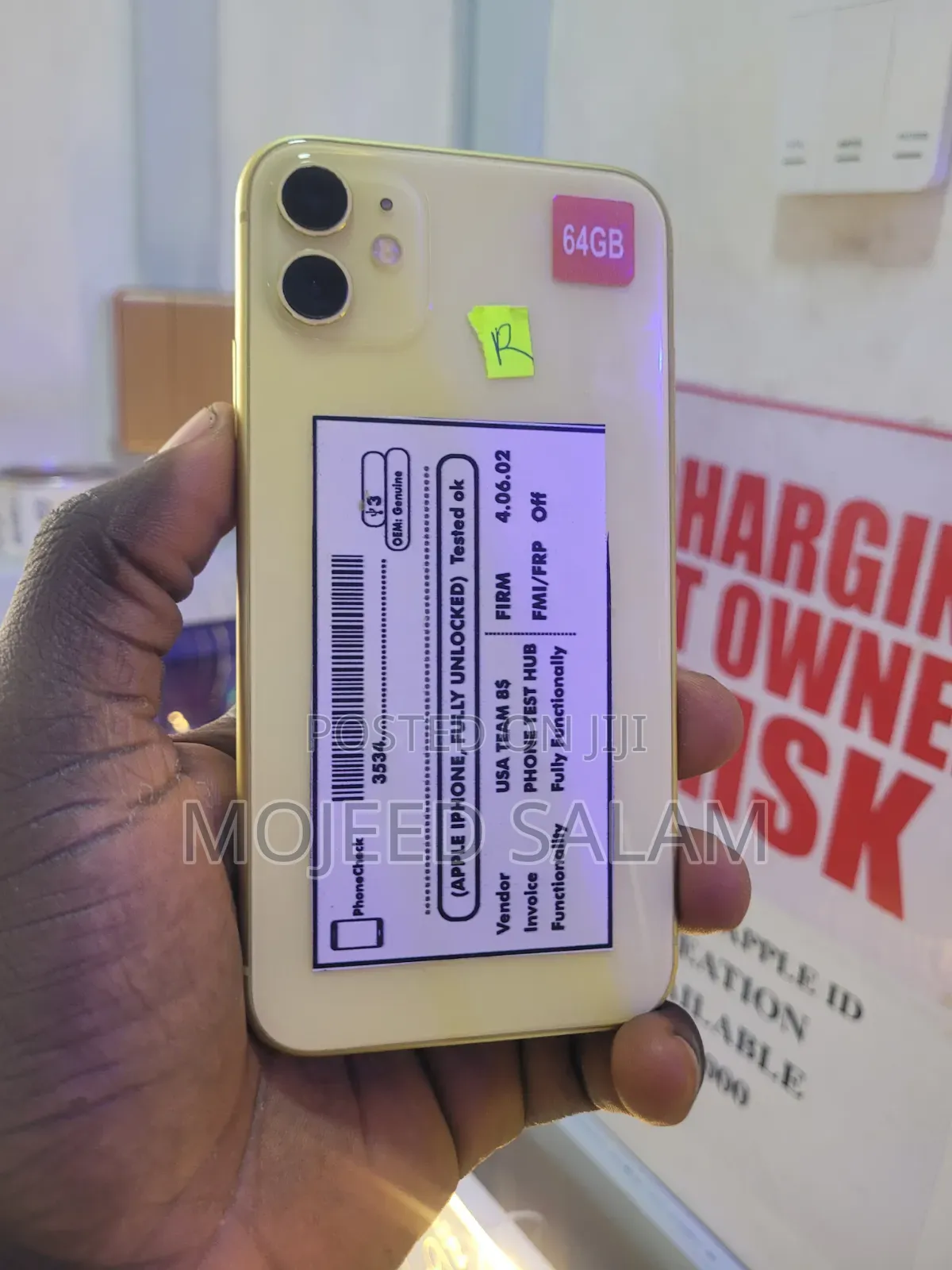 Apple iPhone 11 64 GB Yellow
