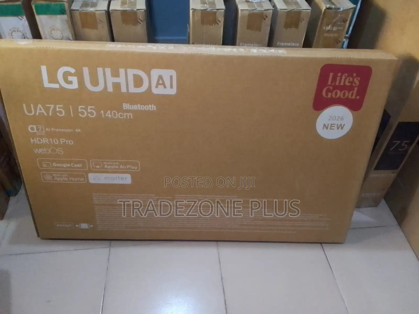 Premium LG 55 Inch UHD 4K Smart TV Model UA75