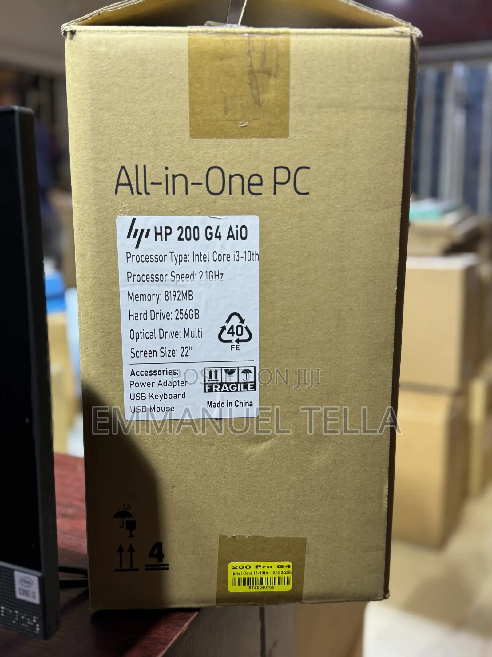 New HP 200 G4 22 All-in-One 8GB Intel Core i5 SSD 256GB