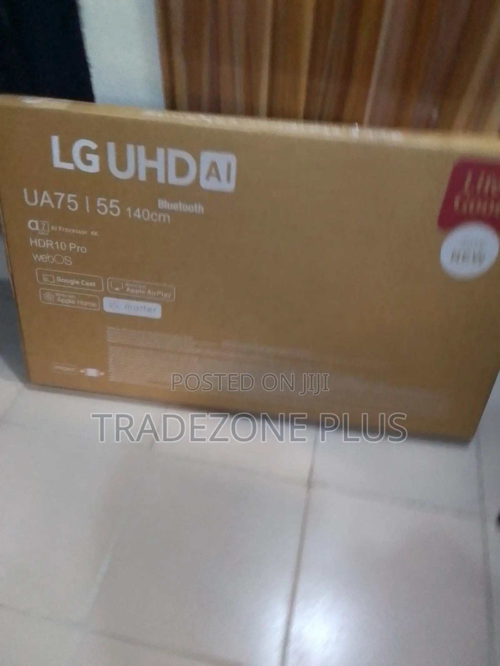 LG 55 Inch 4K Ultra HD TV for a Modern Living Room