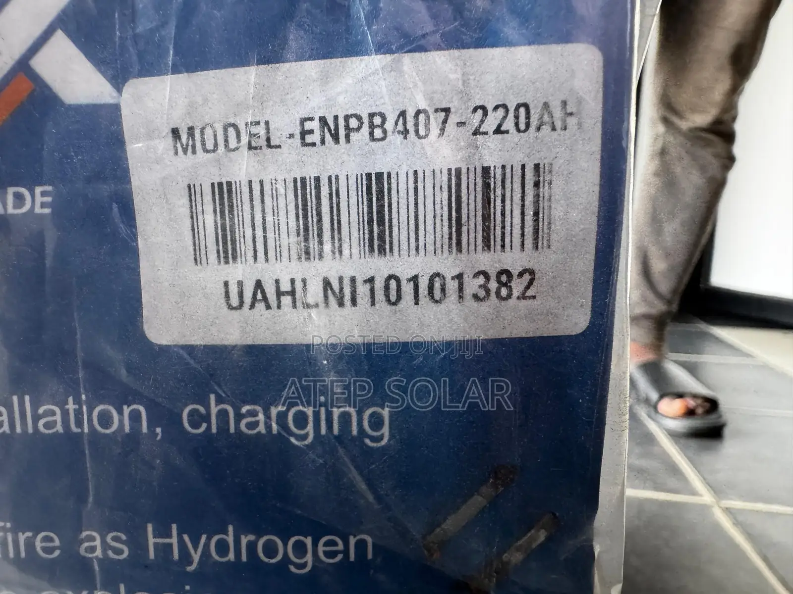 Energex 220ah Tubular Battery 12v