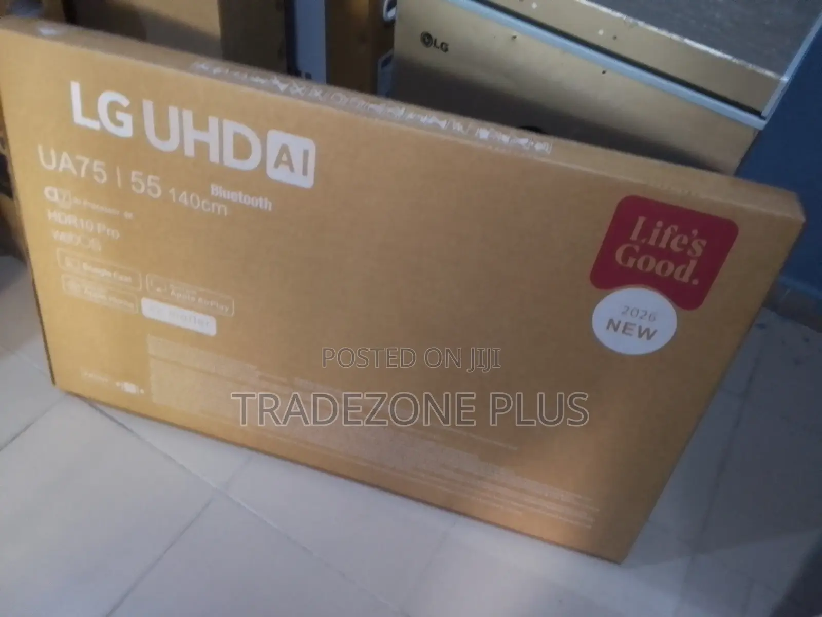 LG 55” UHD AI Processor TV With Apple AirPlay Compatibility
