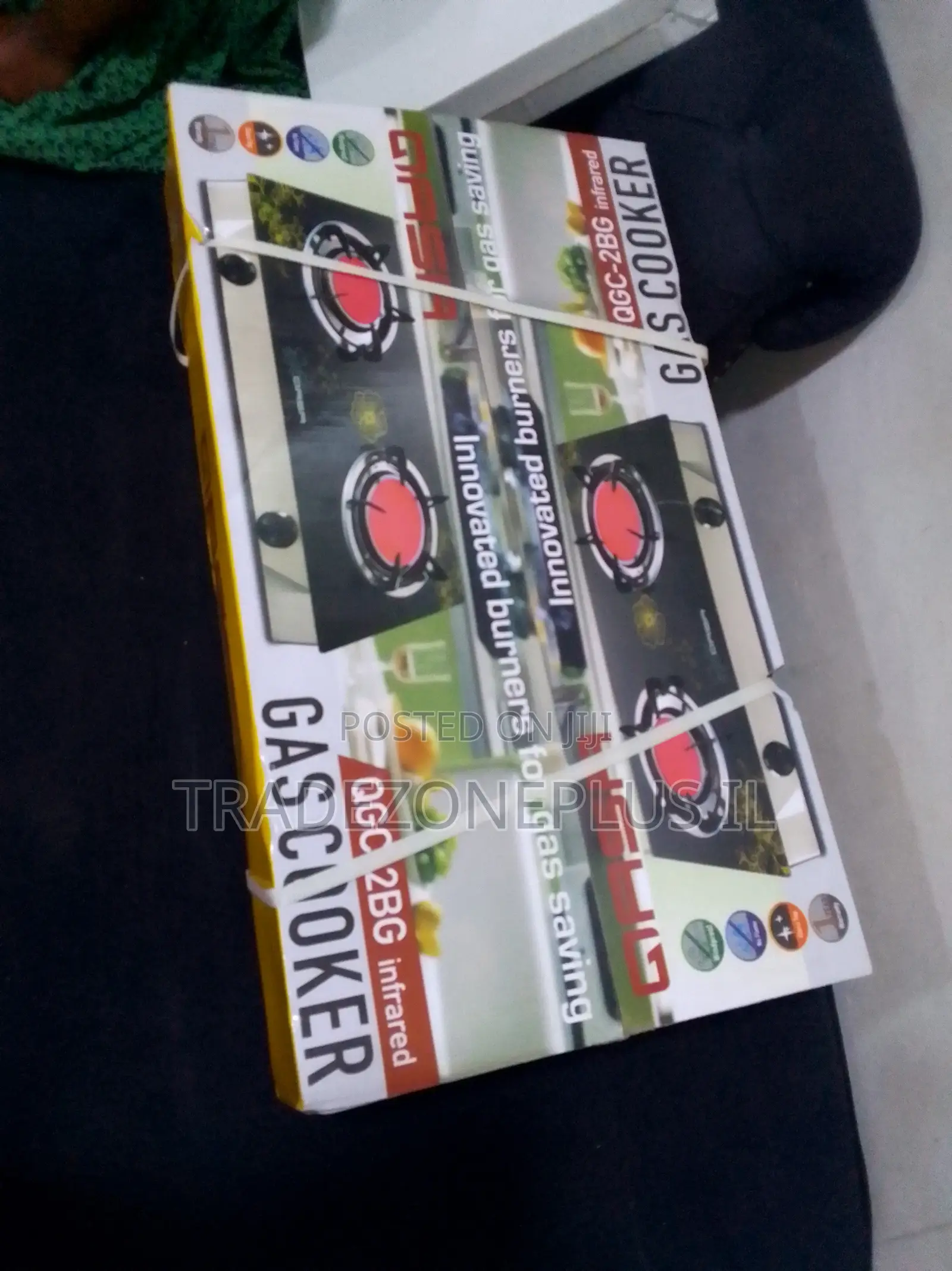 Buy Qasa 2 Burner Table Top Gas Cooker QGC-2BG