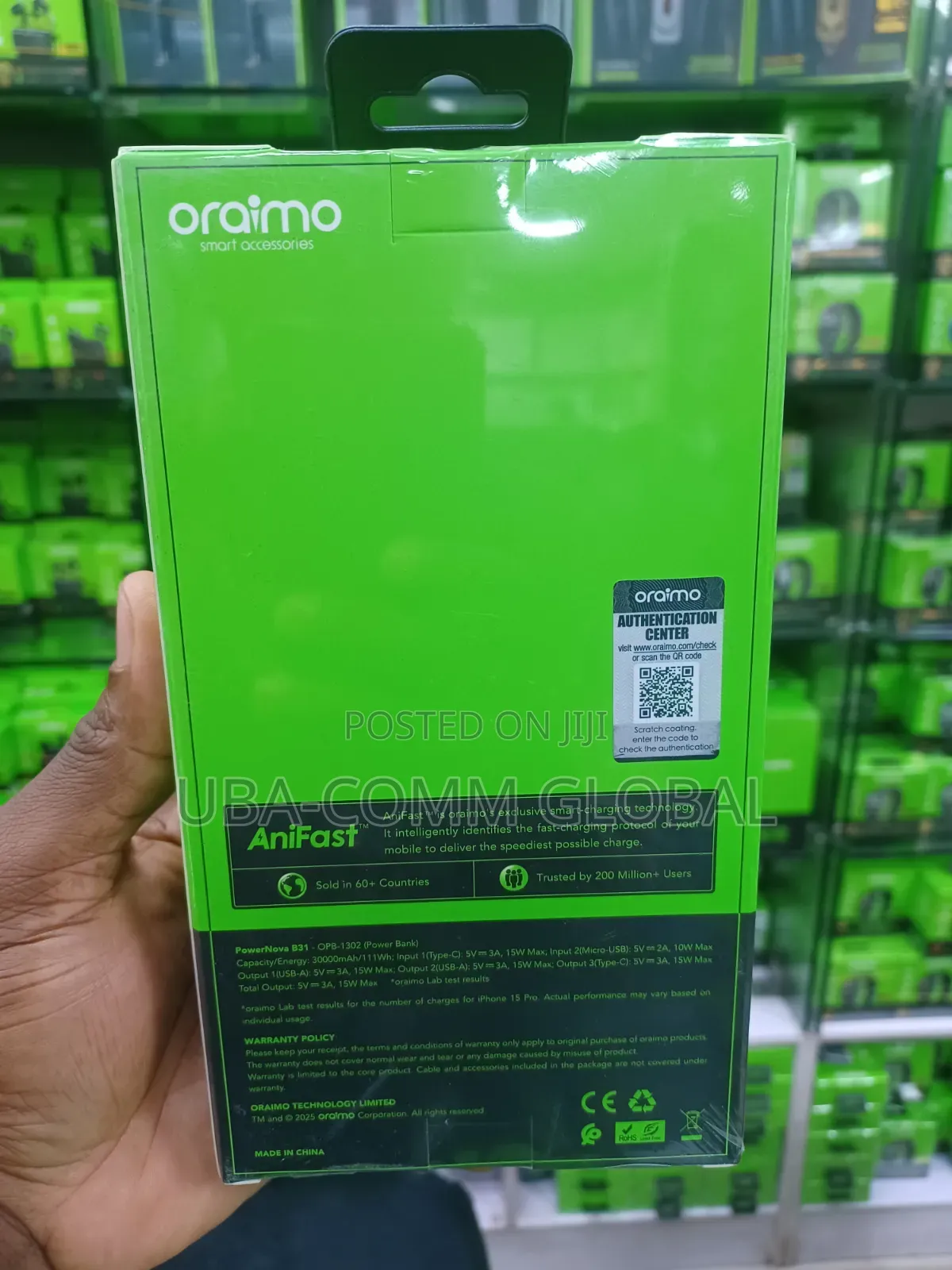 30,000 Mah, Oraimo Power Bank