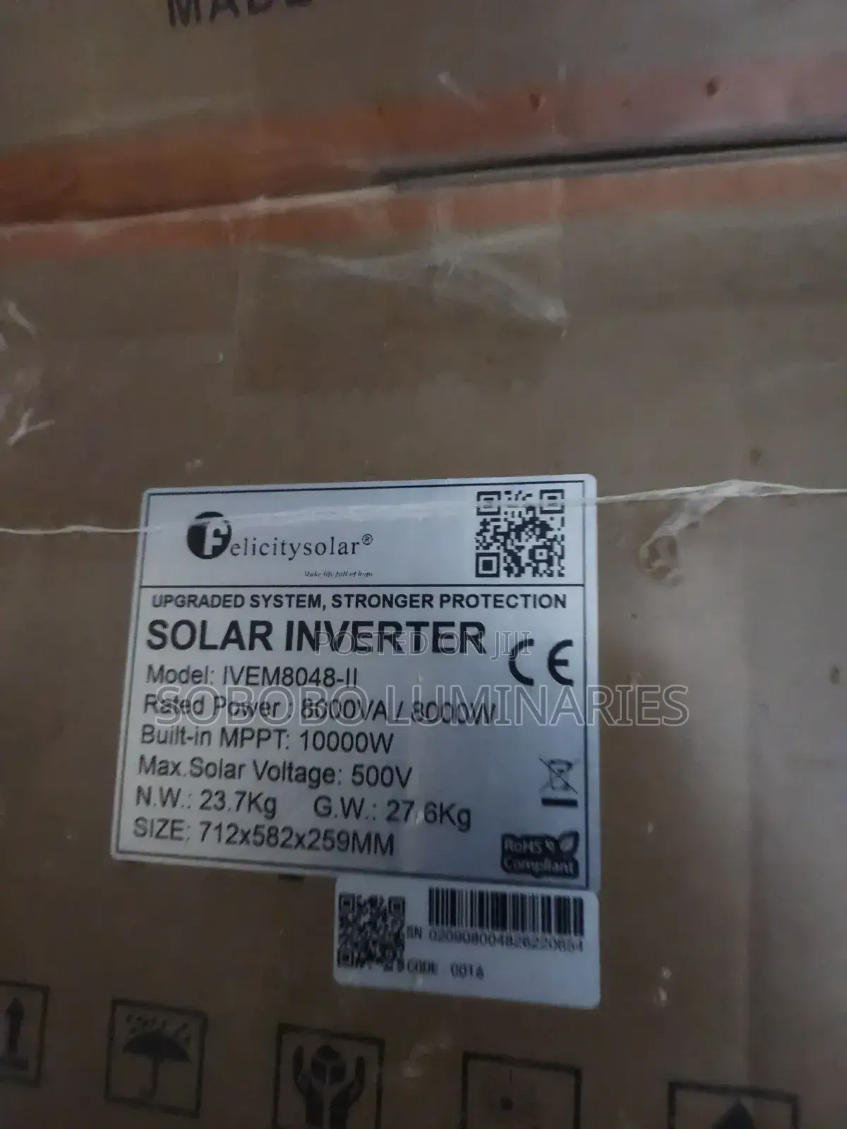 8kva Felicity Hybrid Inverter 48v