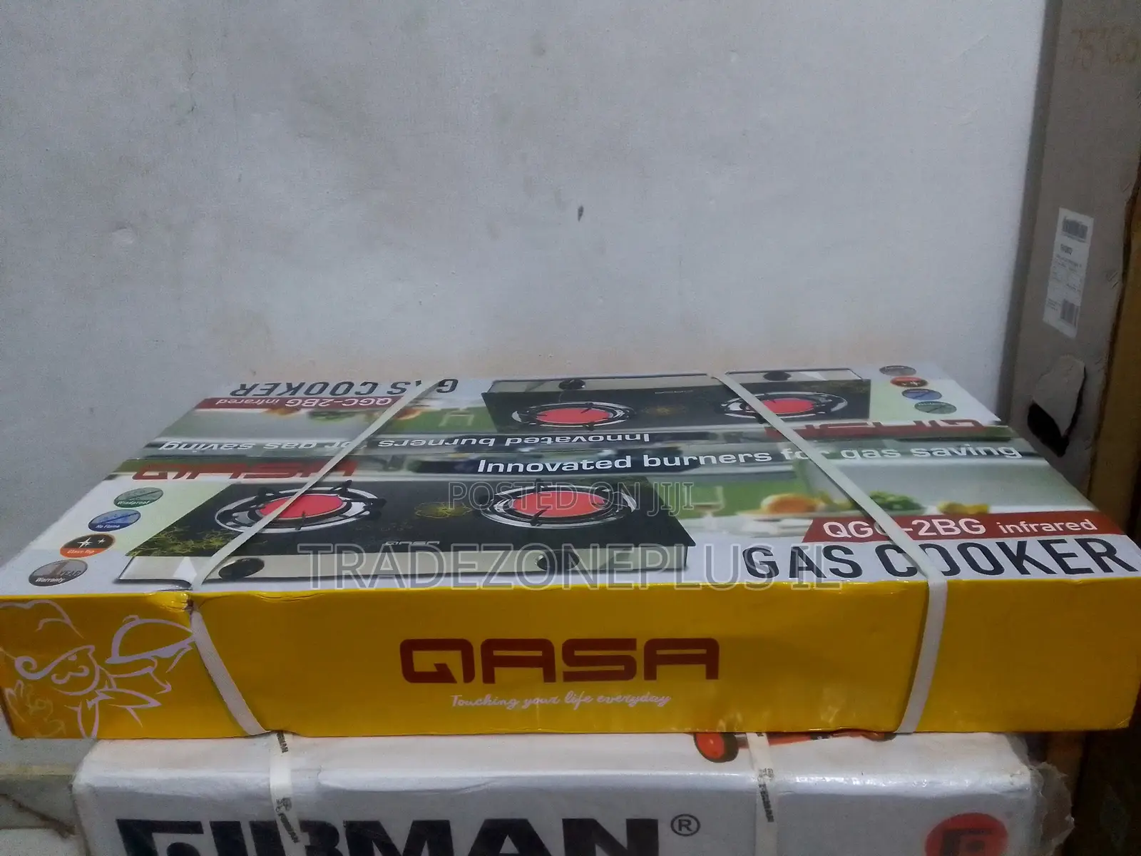 Qasa QGC-2BG Compact Gas Cooker for Everyday Cooking