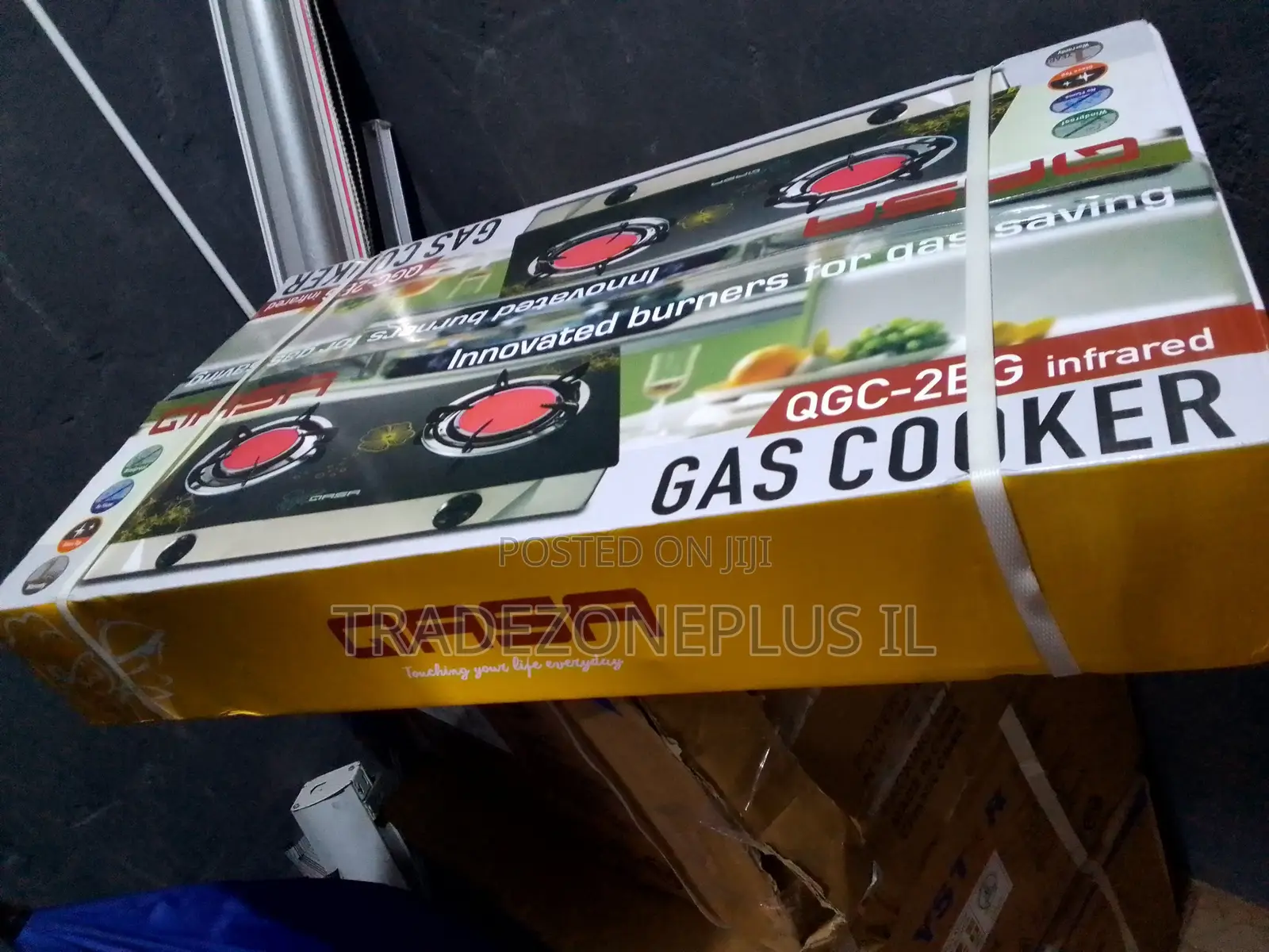 Quality Qasa Table Top Gas Stove With 2 Burners