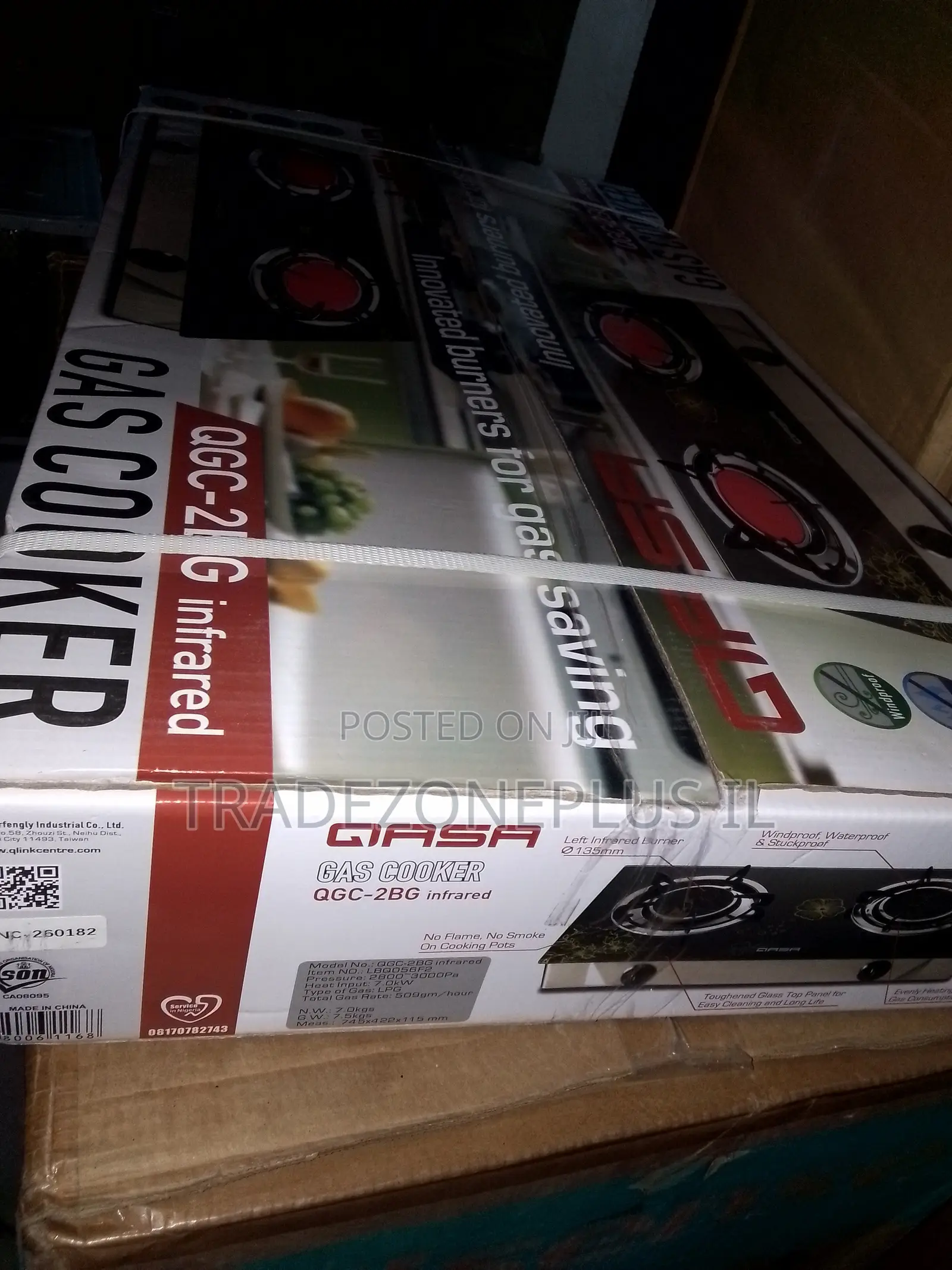 Get Qasa 2 Burner Gas Cooker for Your Kitchen