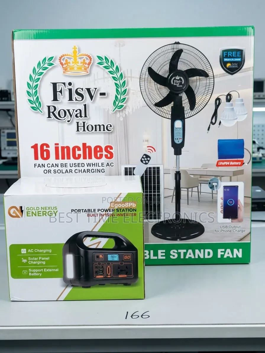Solar System Package With Solar Fan & Power Station