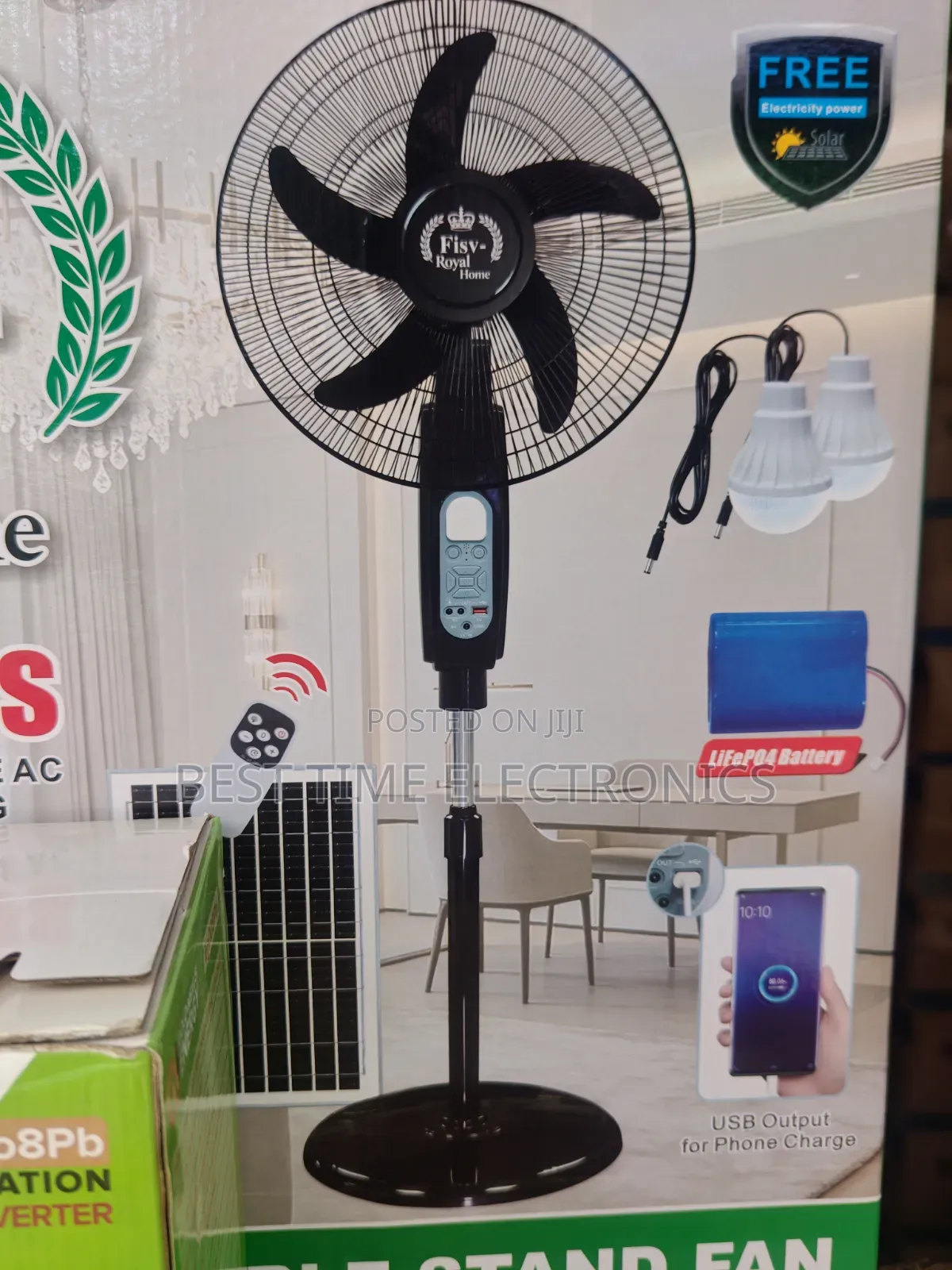 Solar System Package With Solar Fan & Power Station