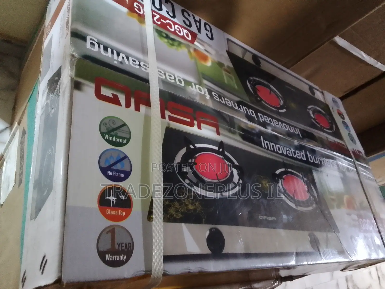 Qasa Table Top Gas Cooker for Small Kitchen Spaces
