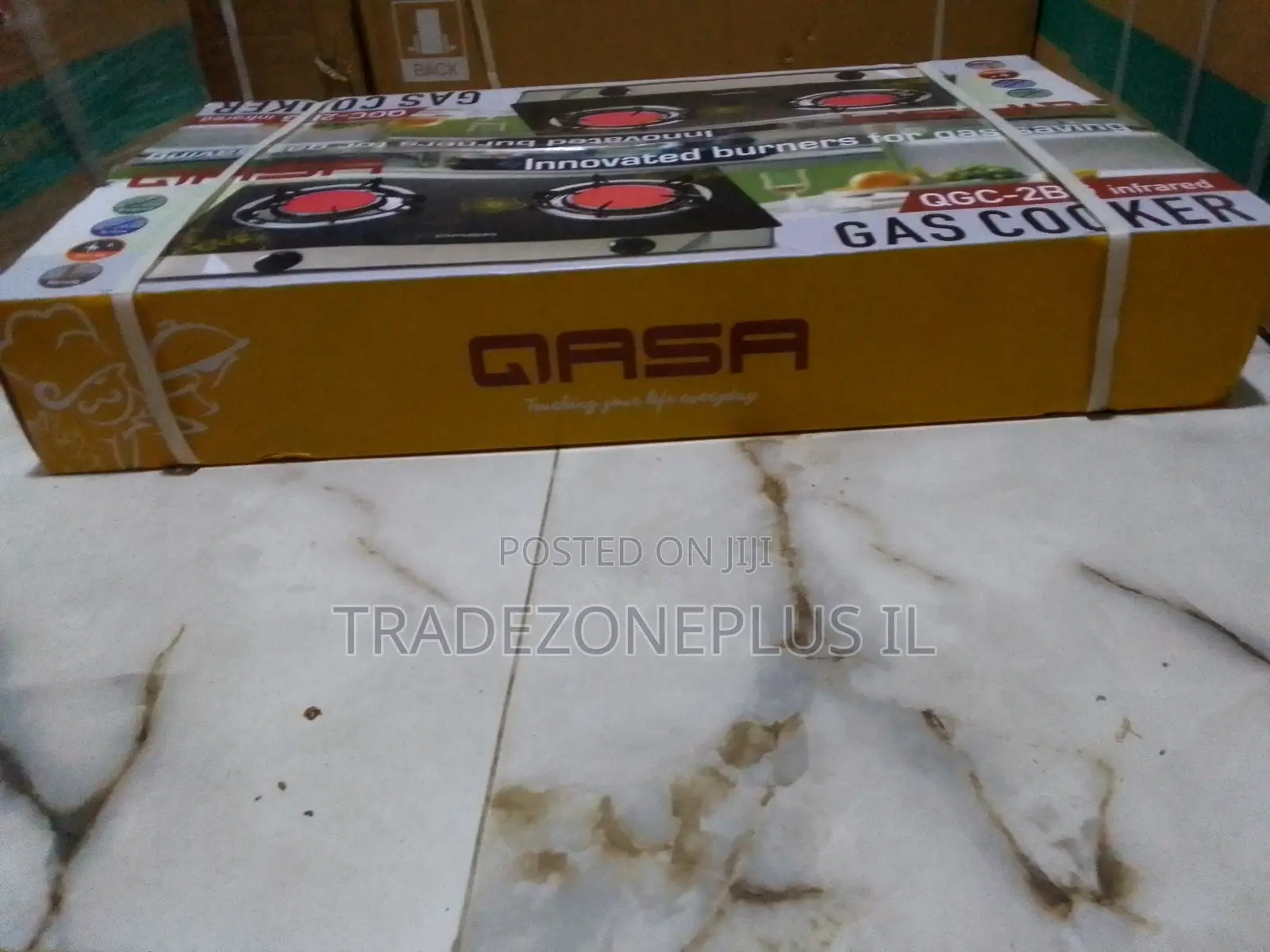 Qasa Compact Two Burner Gas Cooker for Home