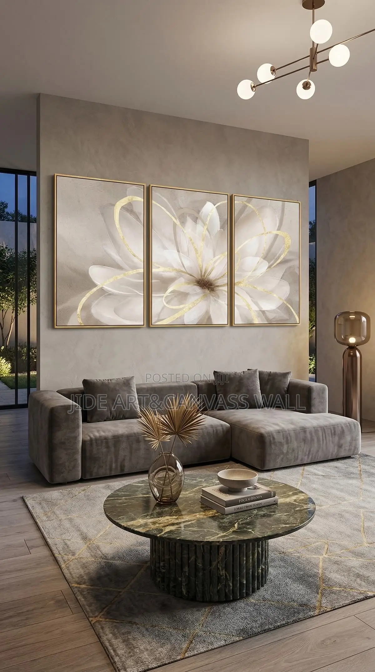 Split Abstract Wall Canvass Home Interior Art Decors