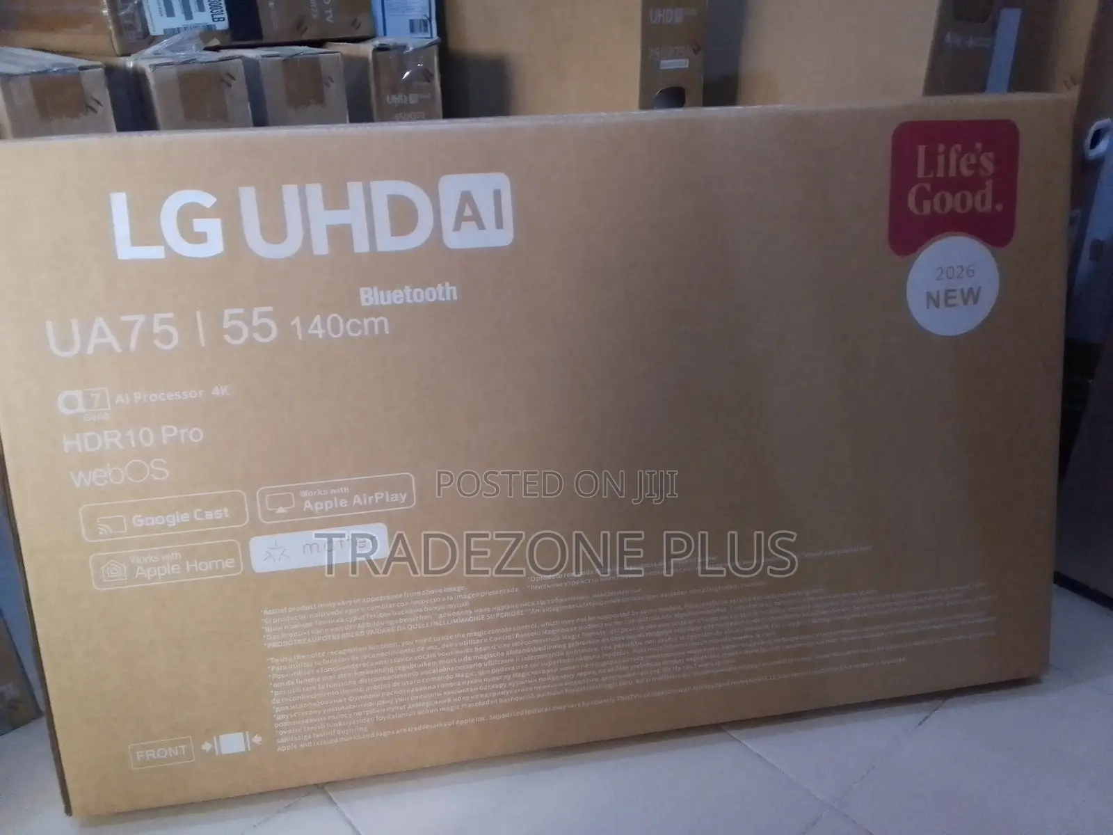 LG 55” Smart TV With UHD 4K Resolution – Model UA75