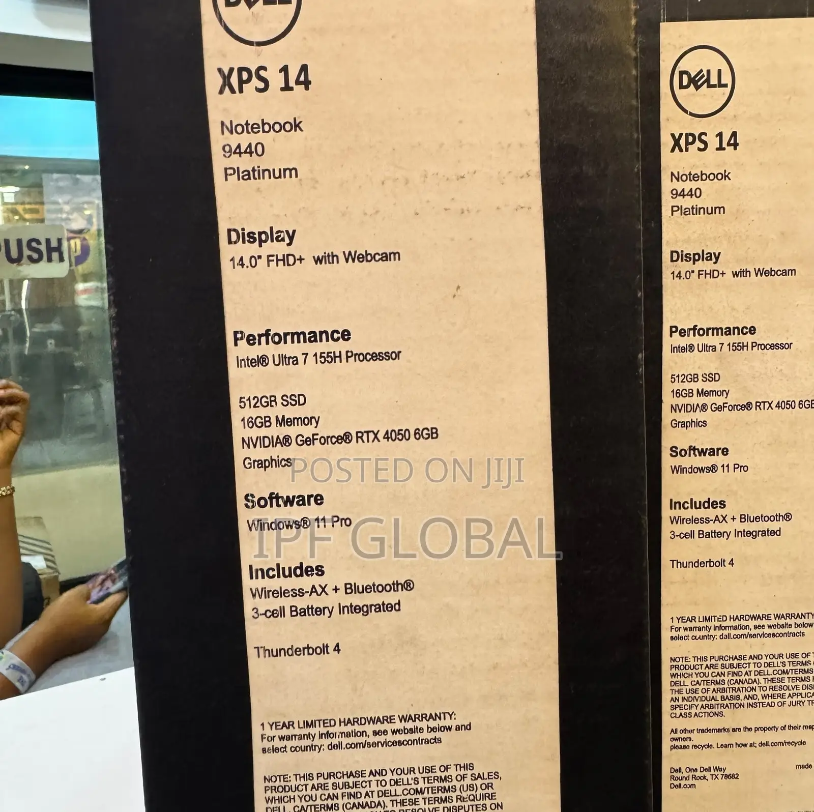 New Laptop Dell XPS 14 9440 16GB Intel Core Ultra 7 SSD 512GB