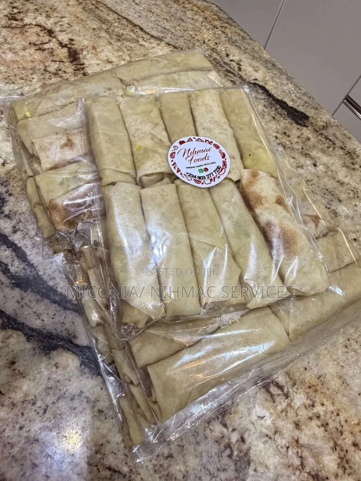 Ready to Fry Small Chops(Samosa and Spring Roll)