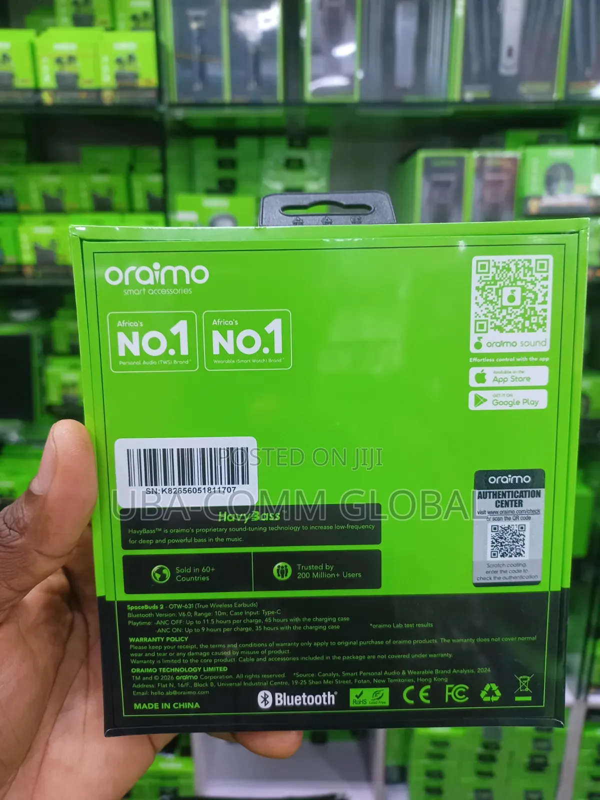 Oraimo SpaceBuds 2 Wireless Earbuds | OTW-631