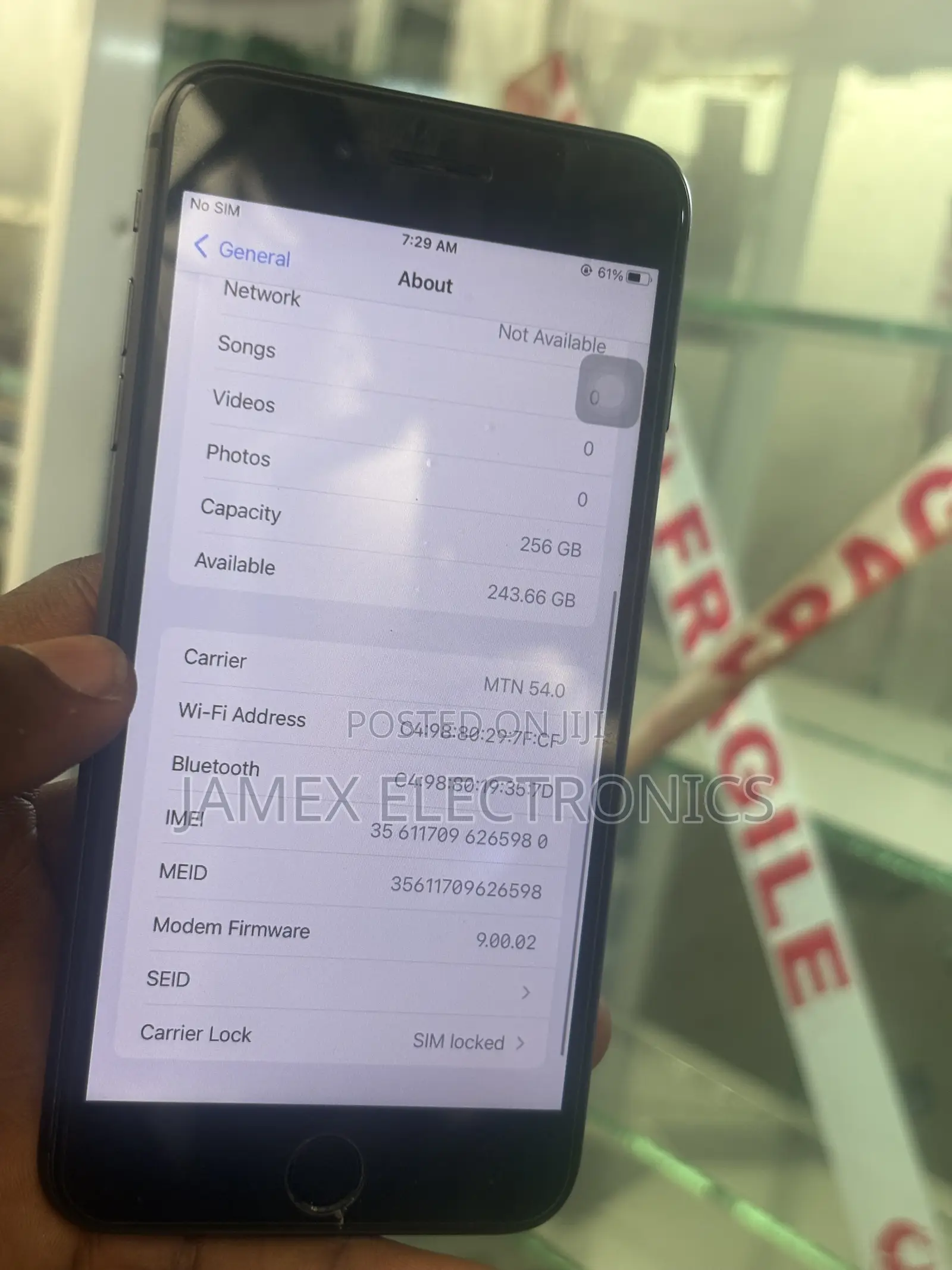 Apple iPhone 8 Plus 256 GB Black