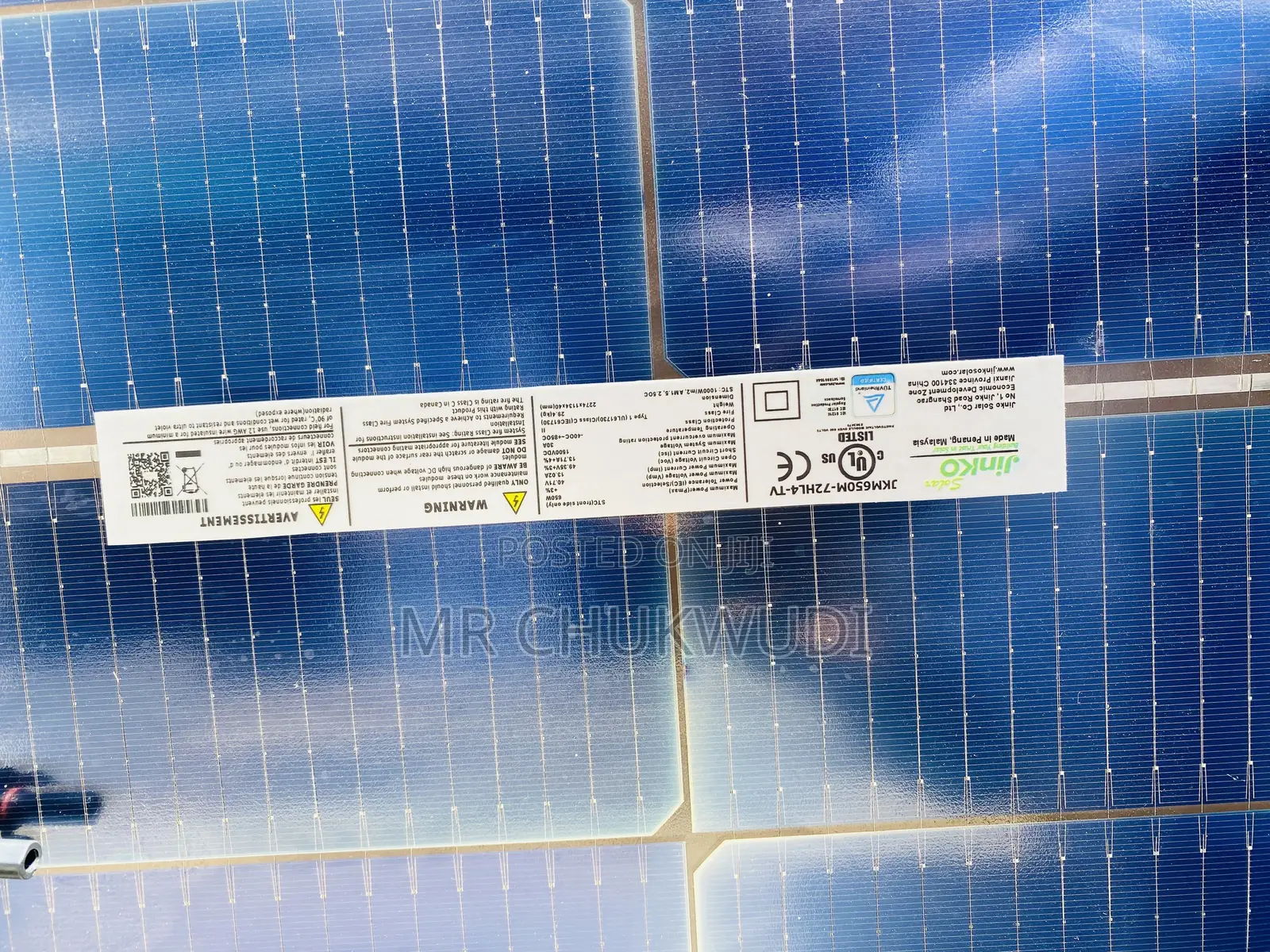 650w Jinko Solar Panels Is Available