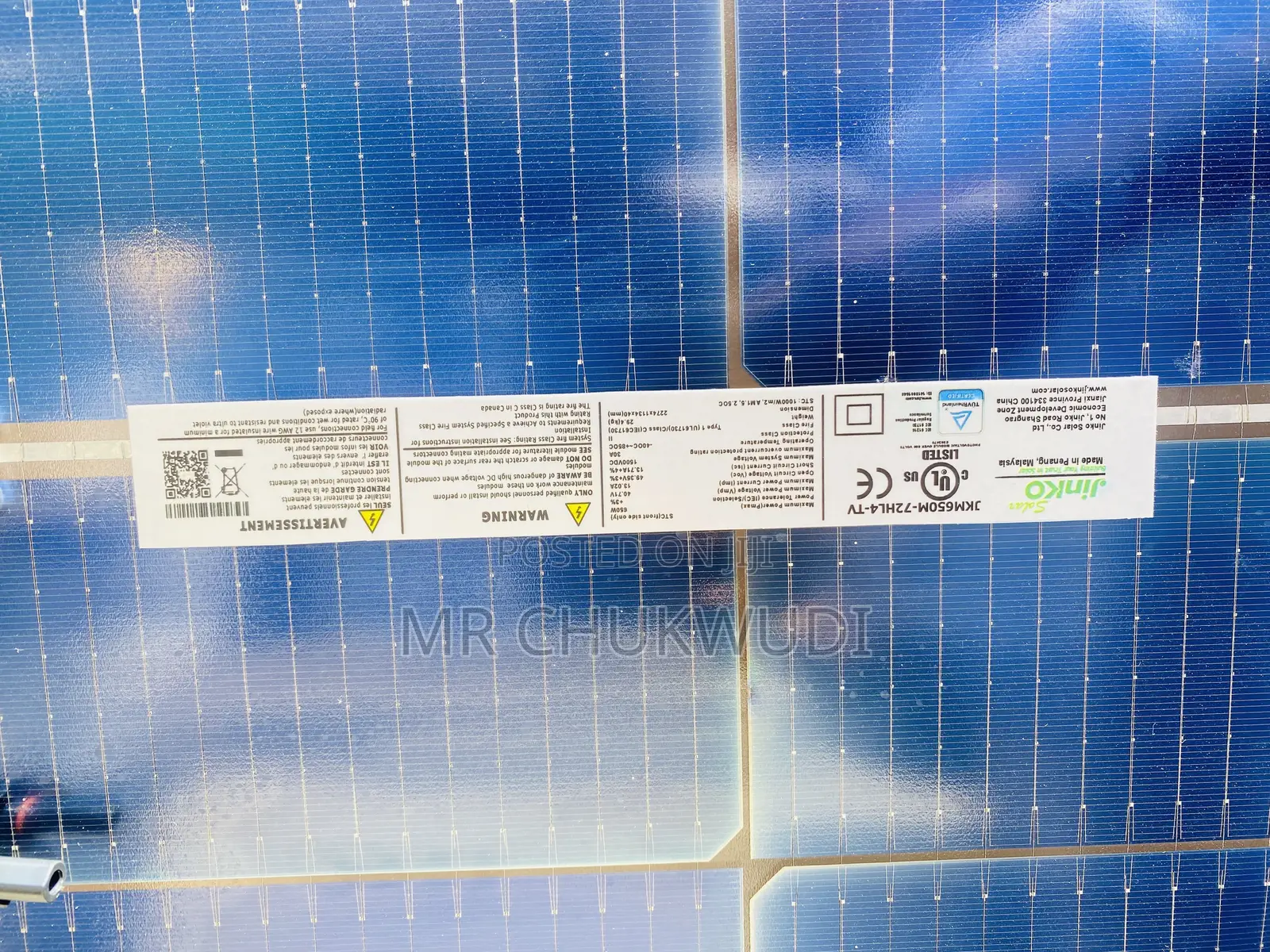 650w Jinko Solar Panels Is Available