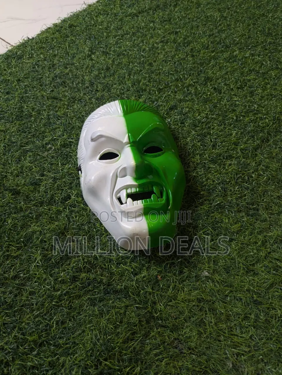 Classic Halloween Two-Tone Monster Party Face Mask