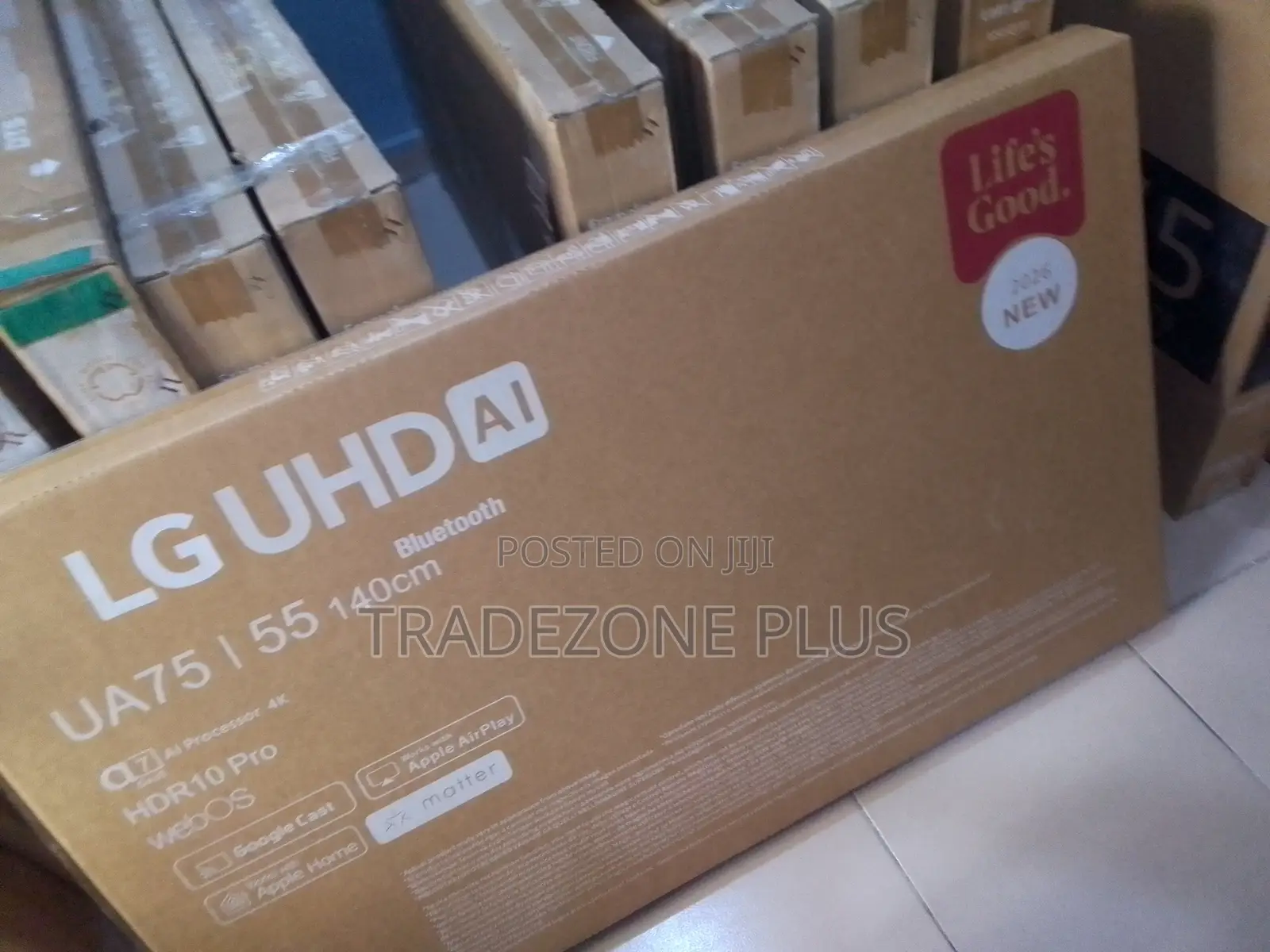 LG 55 Inch Ultra HD Smart TV With AI Processing Technology
