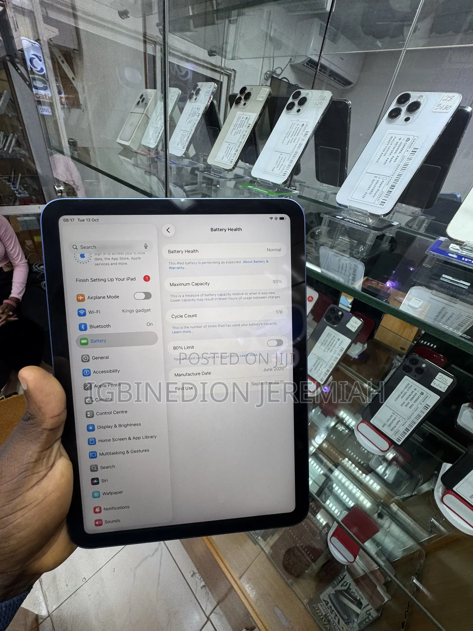 Apple iPad Wi-Fi 128 GB Blue
