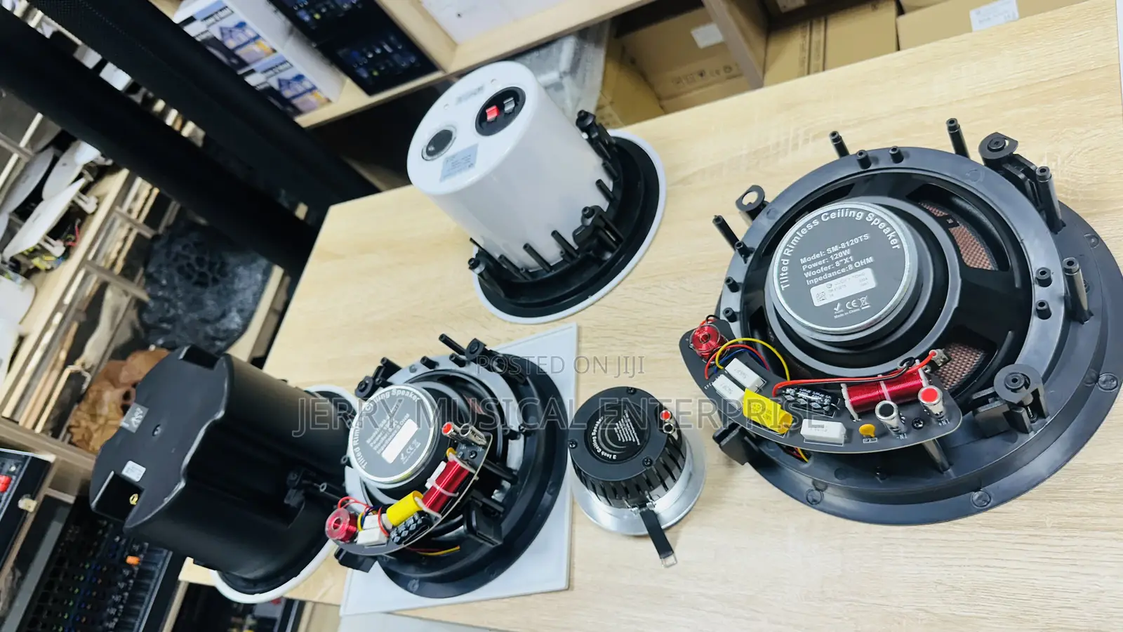 120w Ceiling Speakers With Woofer and Twitter